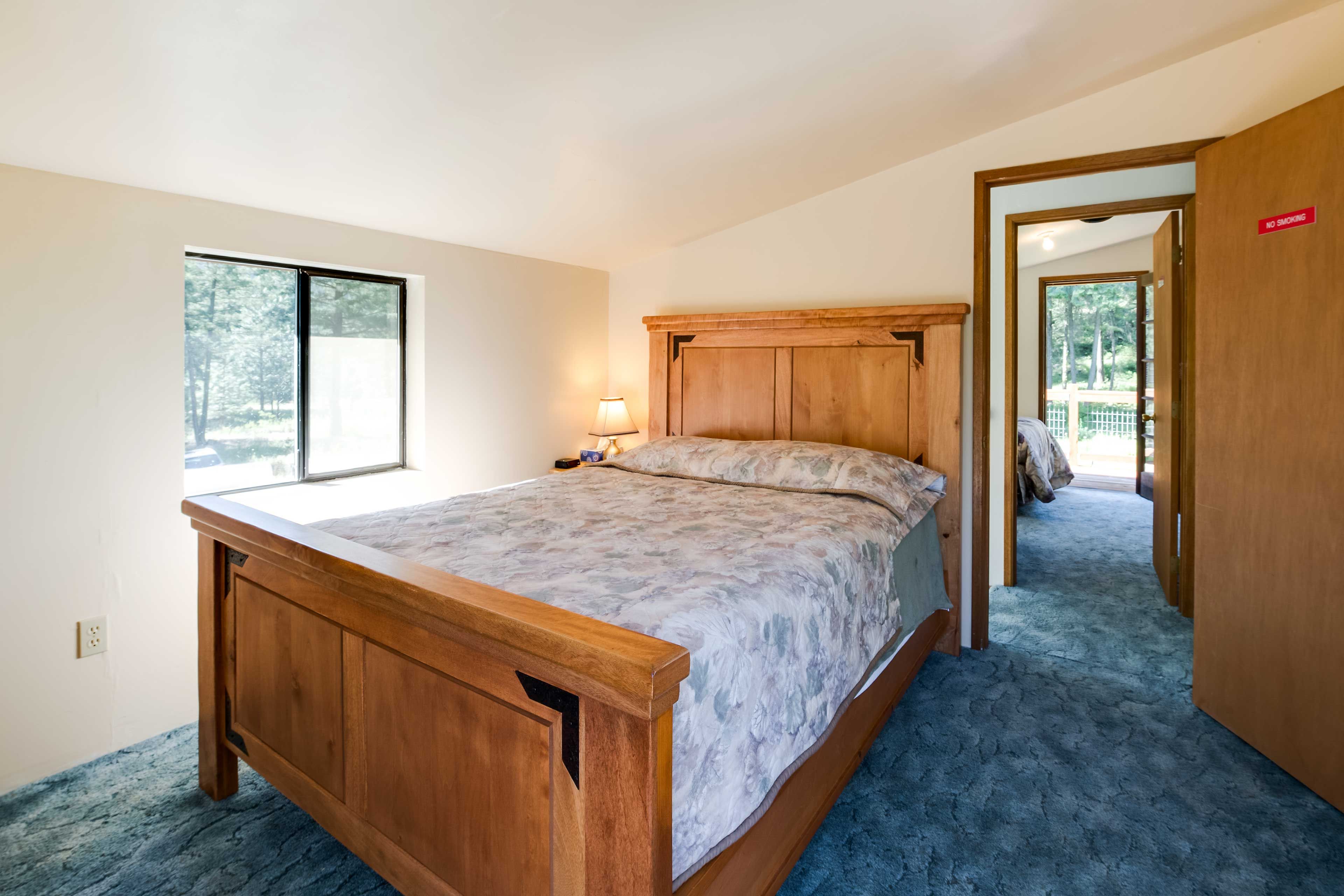 Bedroom 1 | 2nd Floor | Queen Bed | Linens Provided | Access to Private Balcony