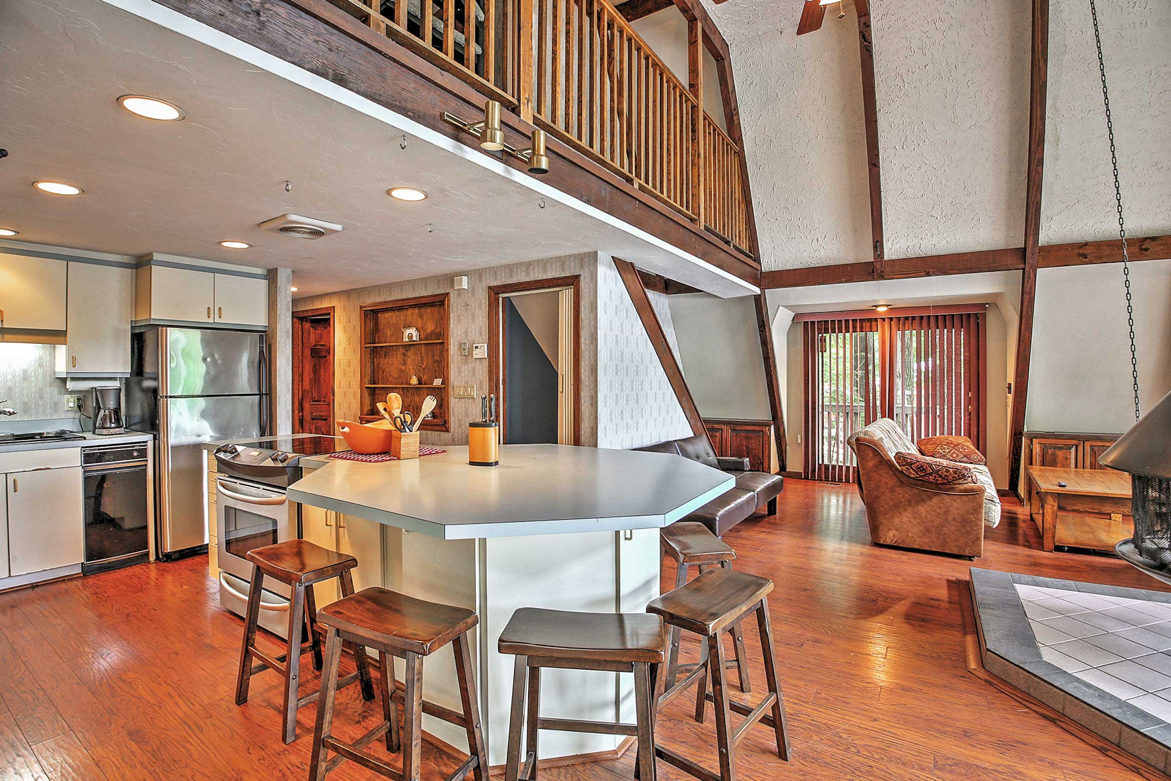 Kitchen | Large Island w/ Bar Seating