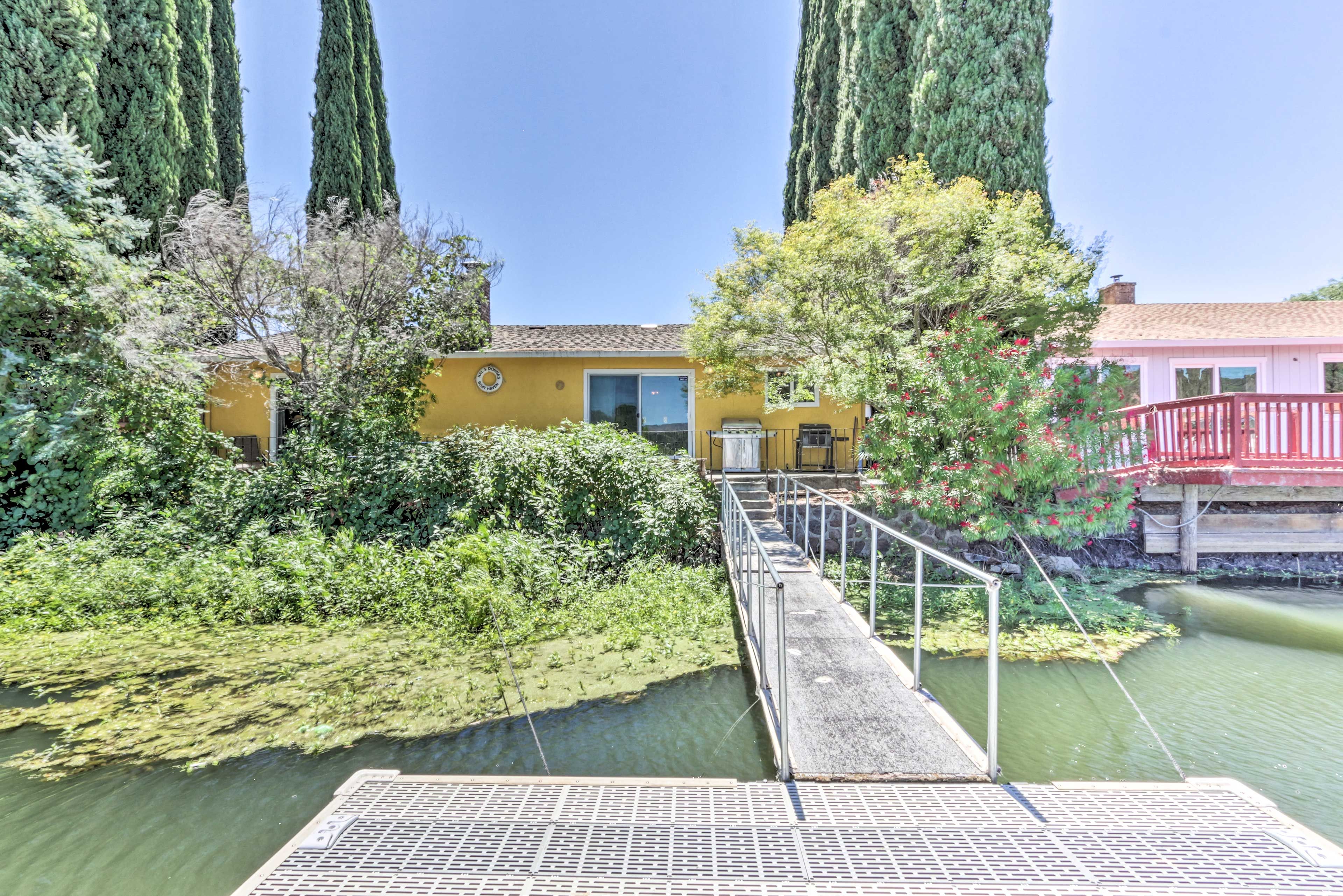 Private Dock | Accommodates 2 Boats (22 Ft)