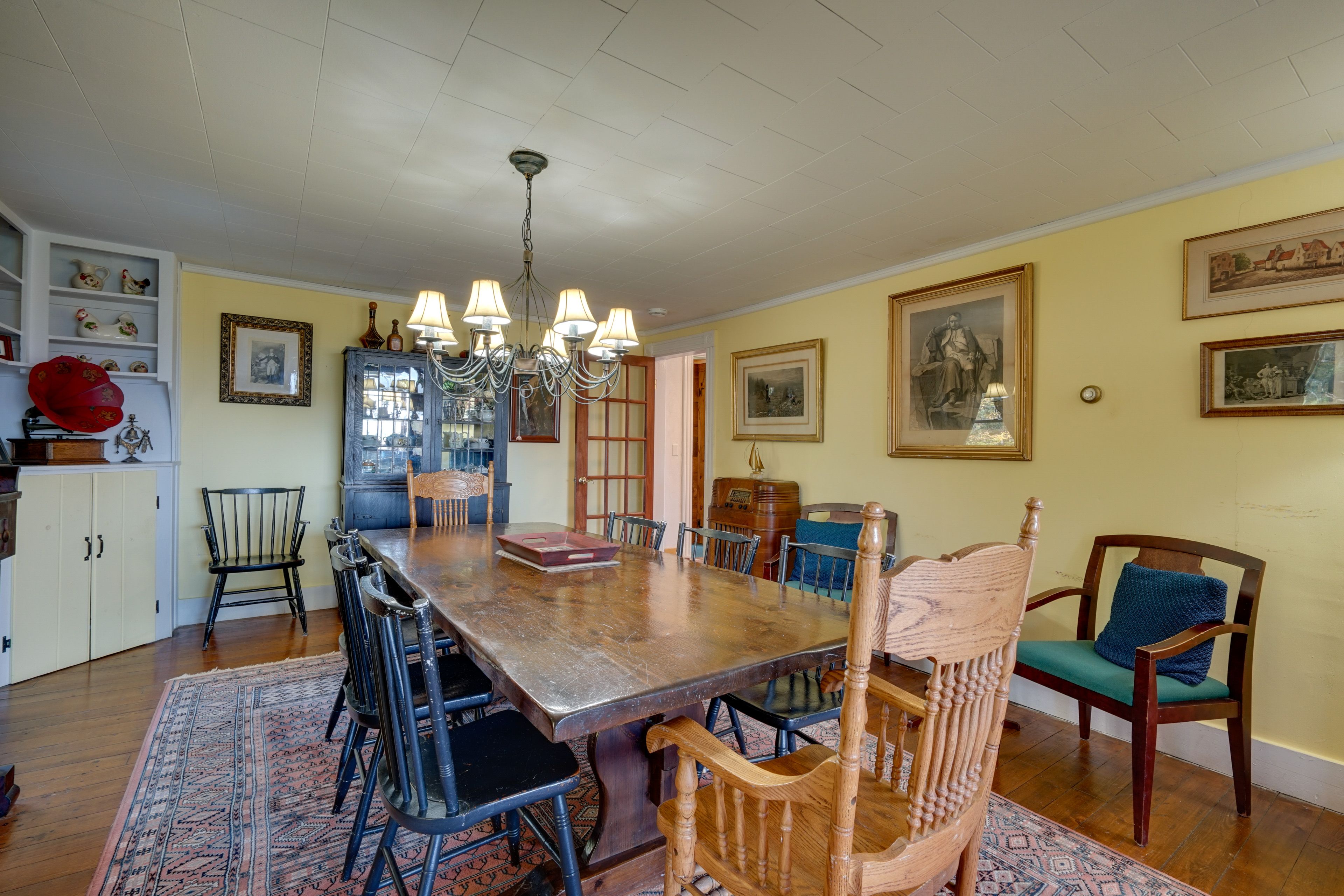 Formal Dining Room | Deep Wood Paneling