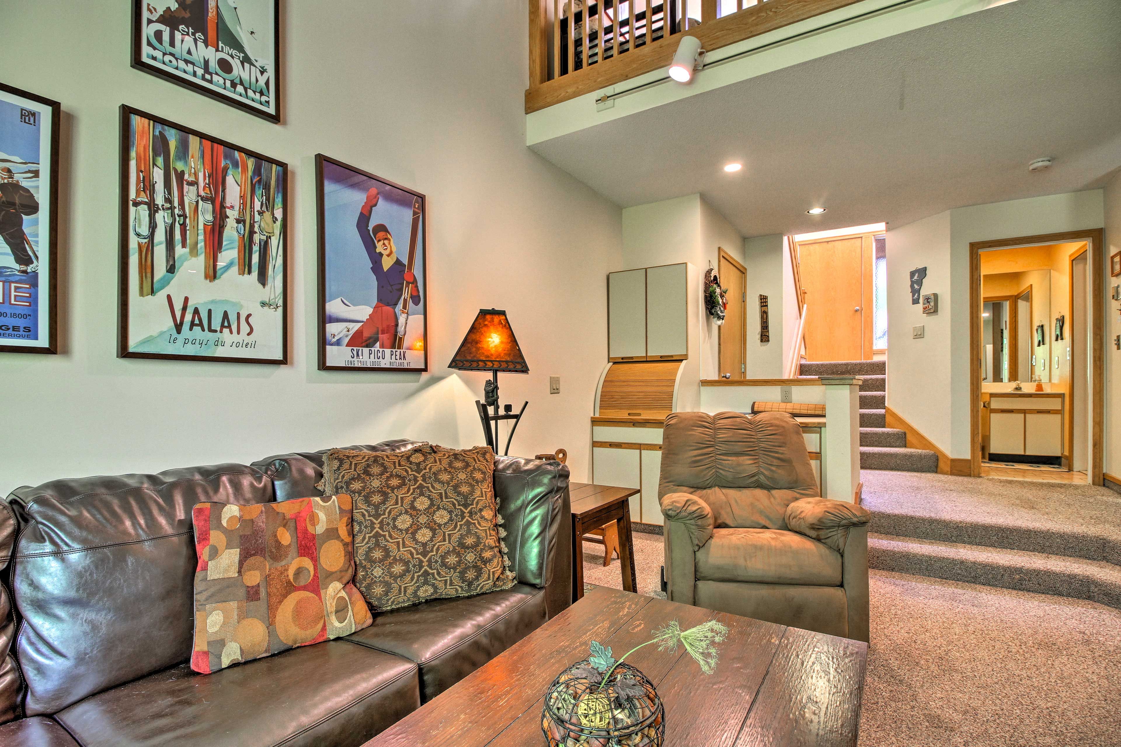 Killington Vacation Rental Condo | 2BR | 2BA | 1,500 Sq Ft | 2 Stories