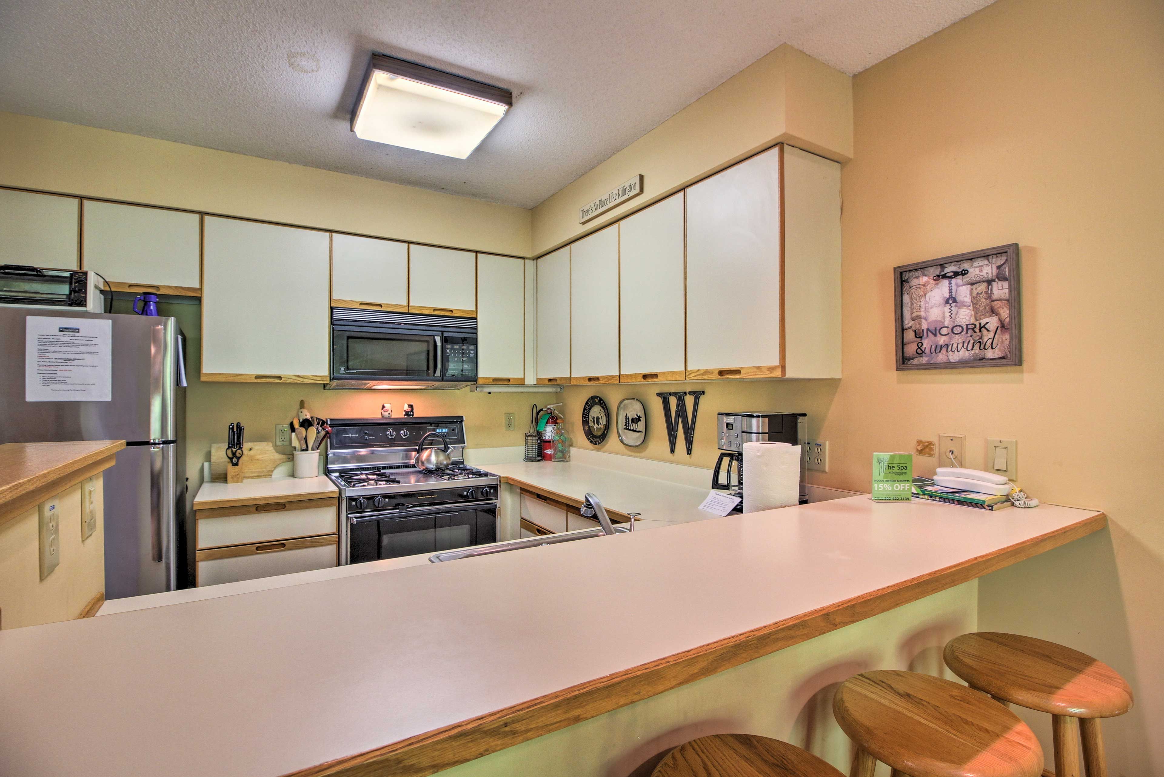 Fully Equipped Kitchen | Spices | Standard Drip Coffee Maker