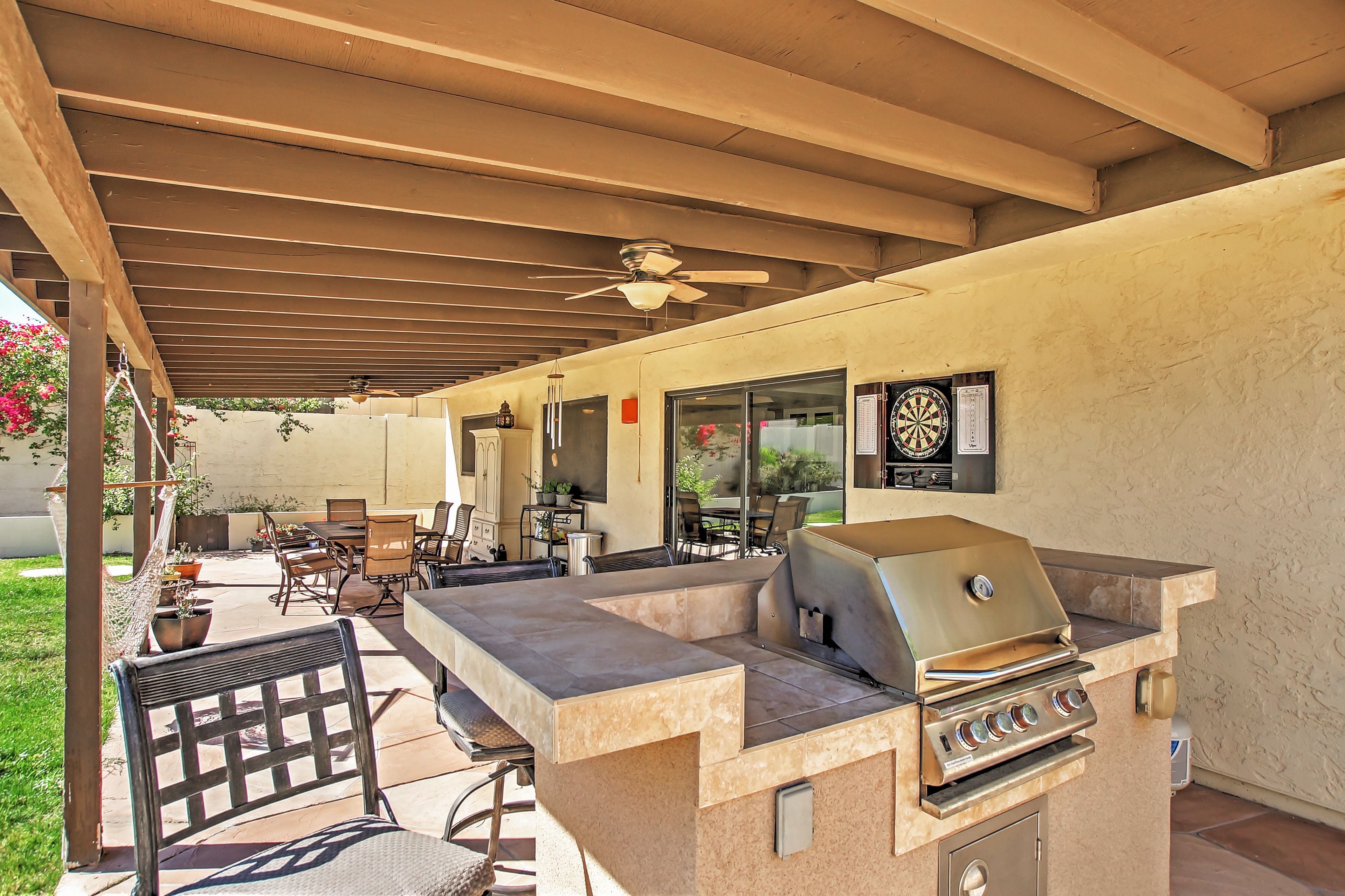 Private, Covered Patio