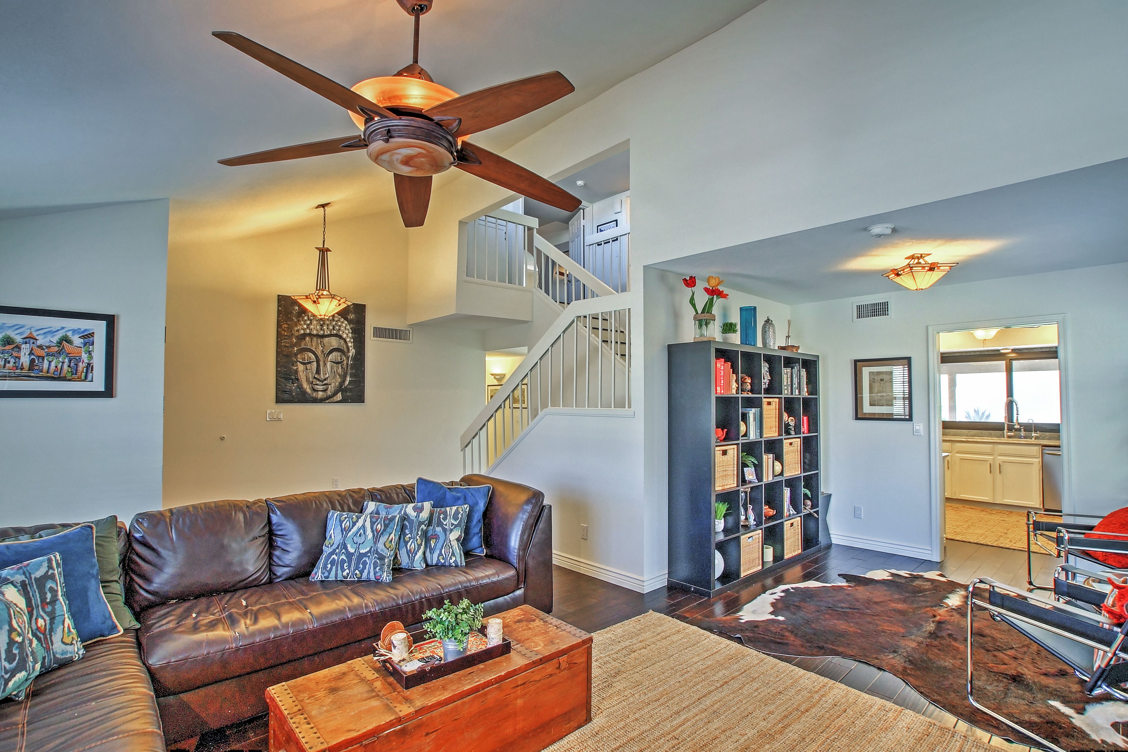 Living Room | Stairs to Bedrooms