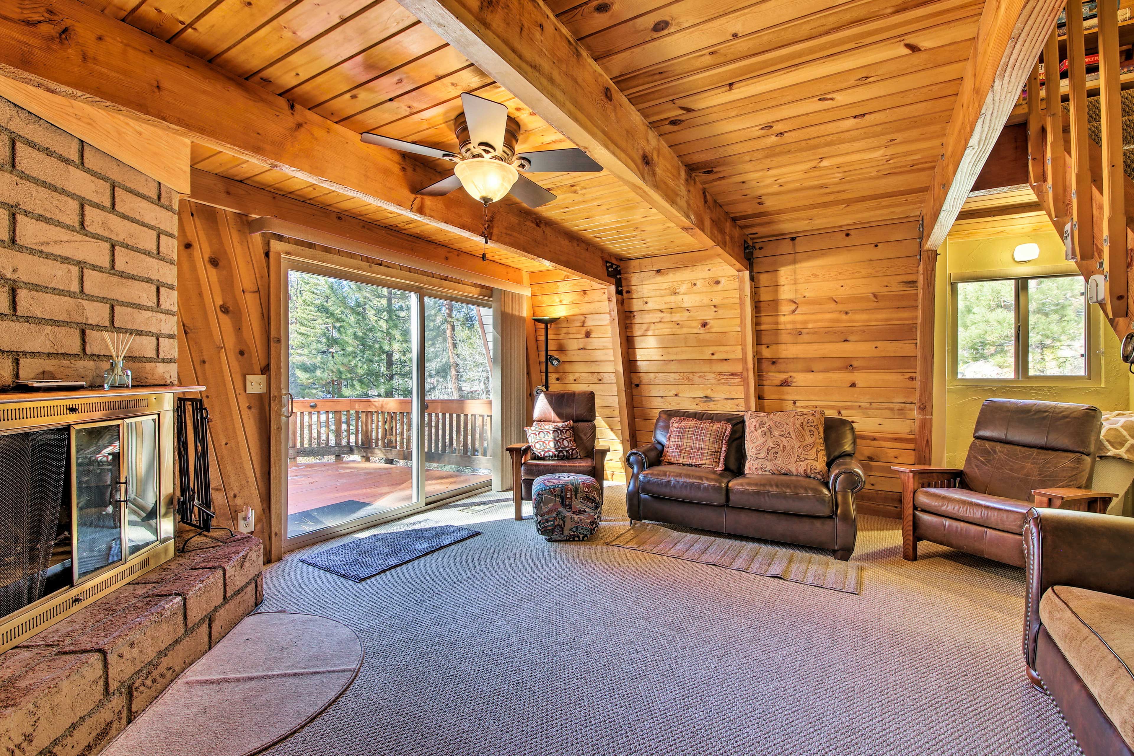 Fawnskin Vacation Rental Cabin | 2BR | 1BA | 2 Stories | 890 Sq Ft