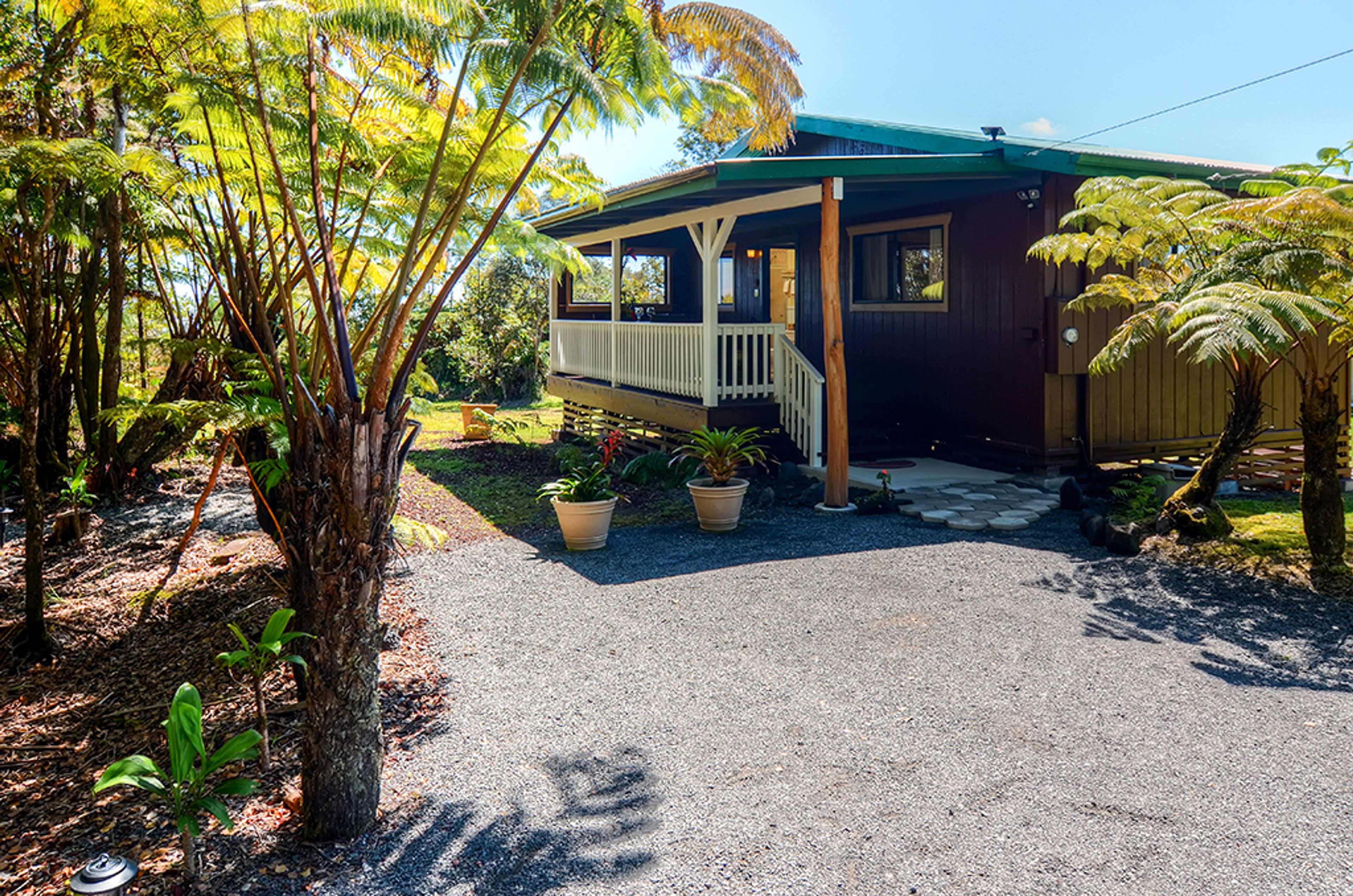 Volcano Vacation Rental | Single-Story Studio | 1BA | 450 Sq Ft