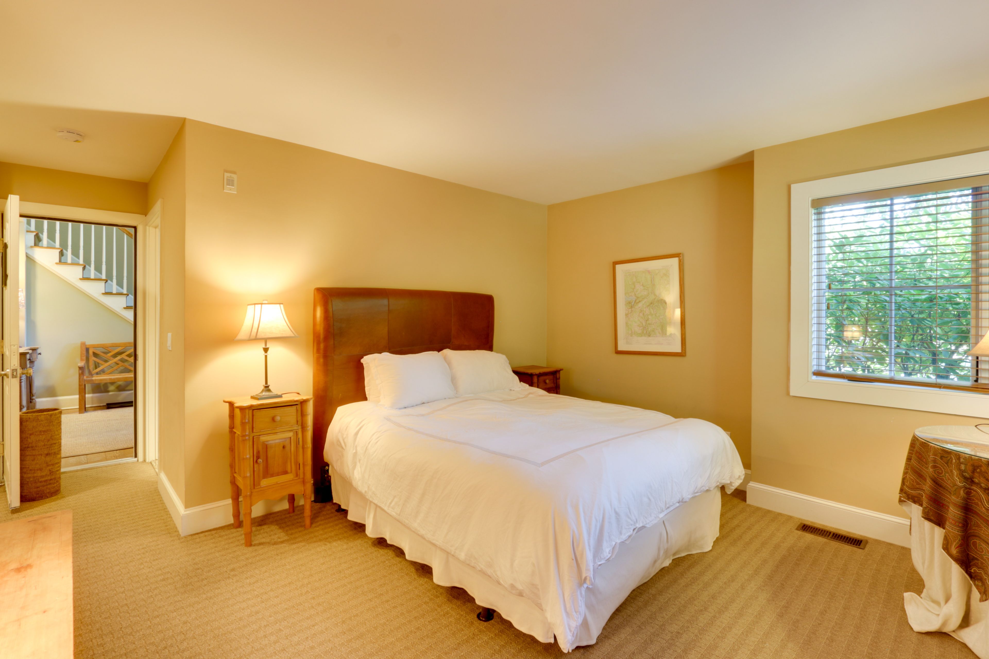 Bedroom Suite 1 | King Bed | Linens Provided | 1st Floor