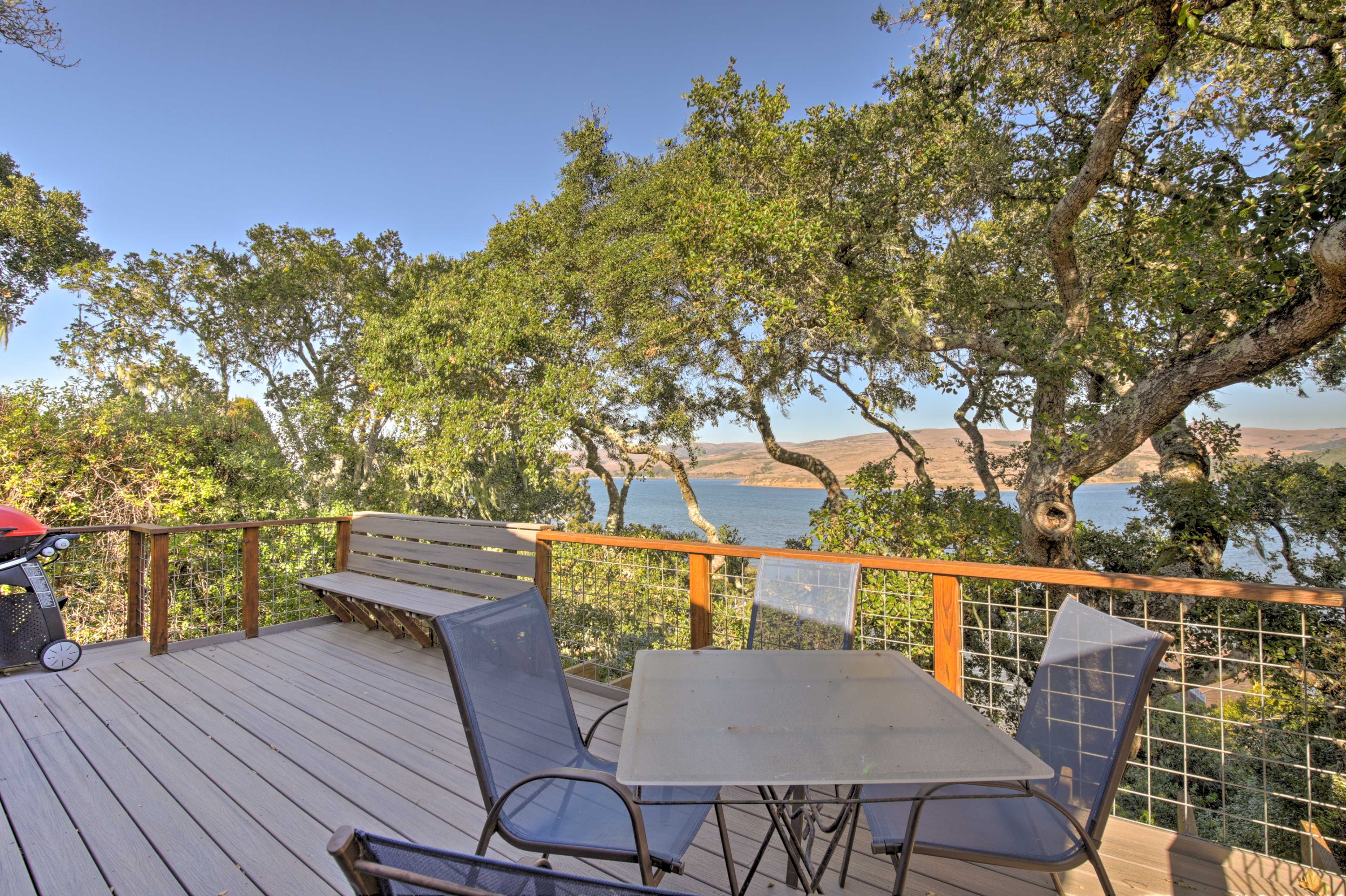 Private Deck | Gas Grill | Bay Views