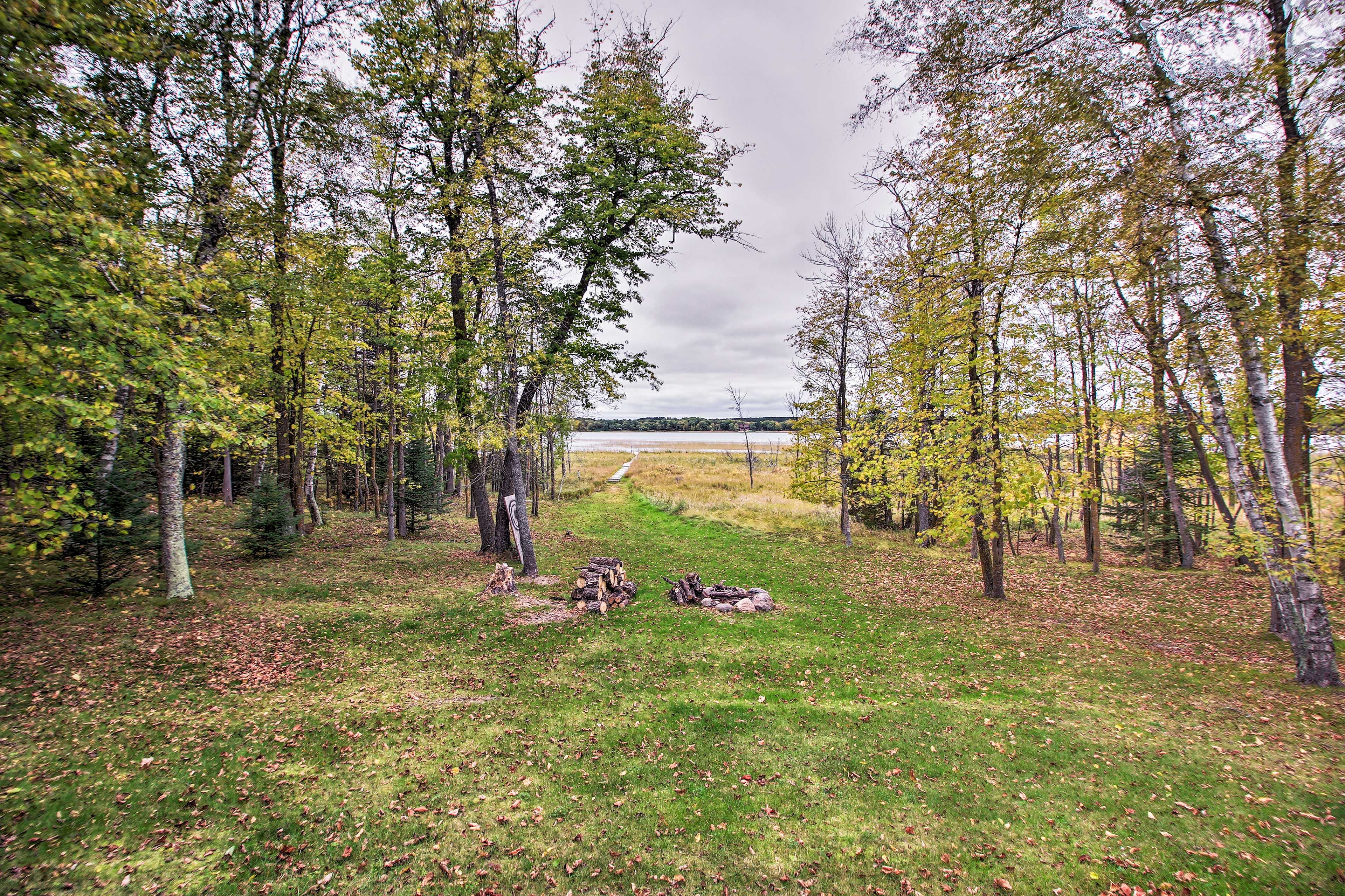 Side Yard | Steps to Lake