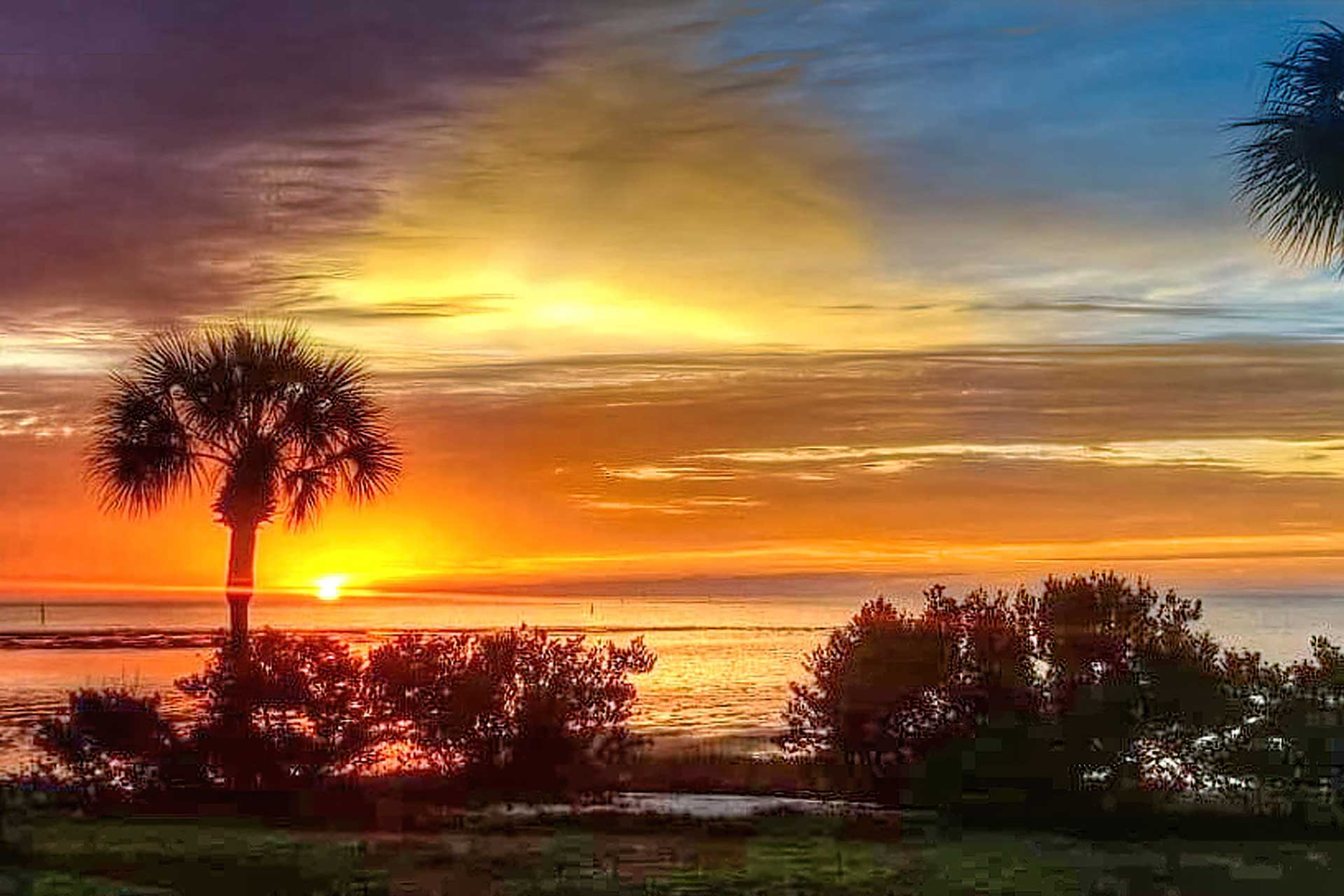 Sunset View From Property