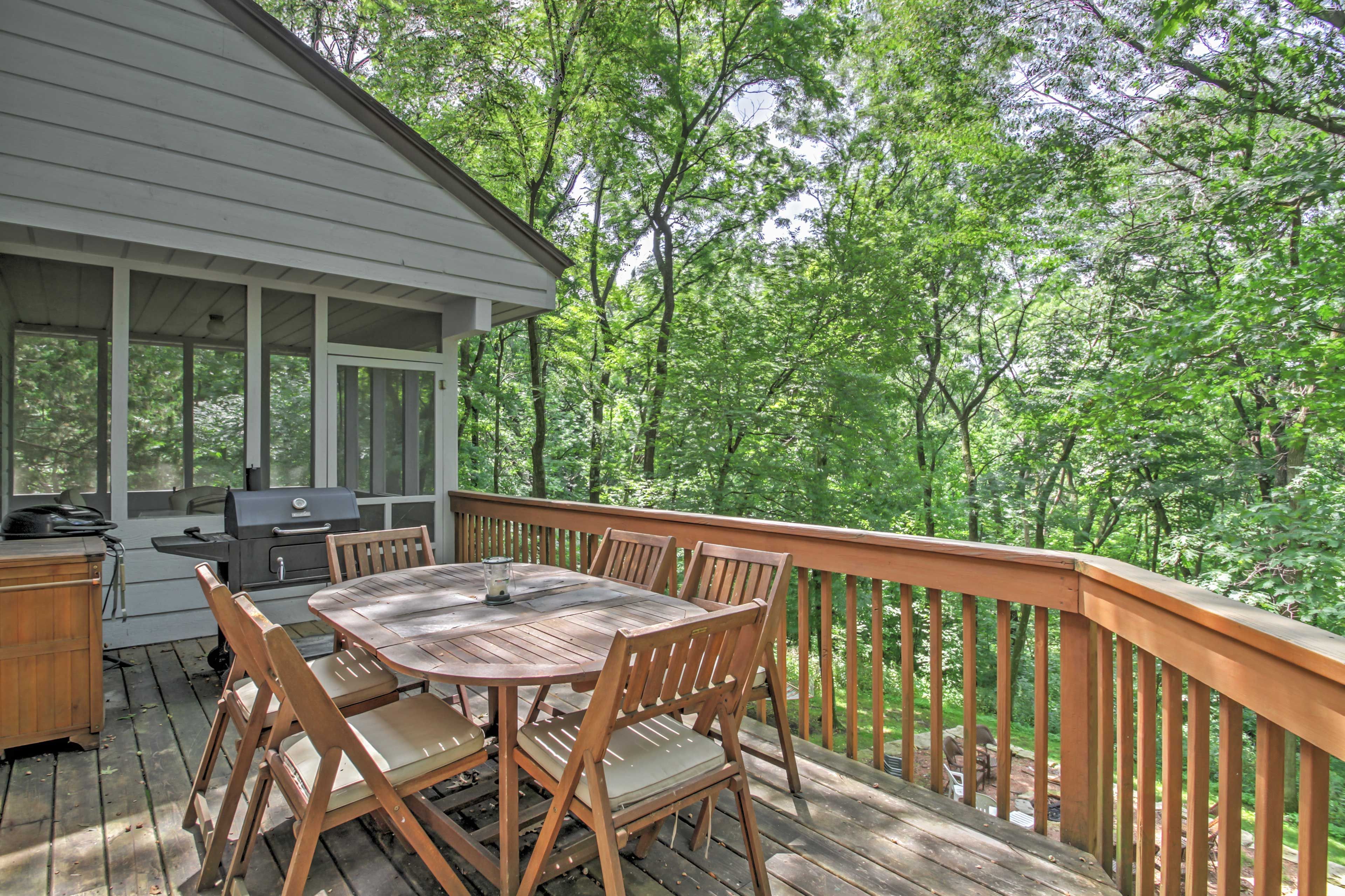 Porch | 1st Floor | Gas & Charcoal Grills