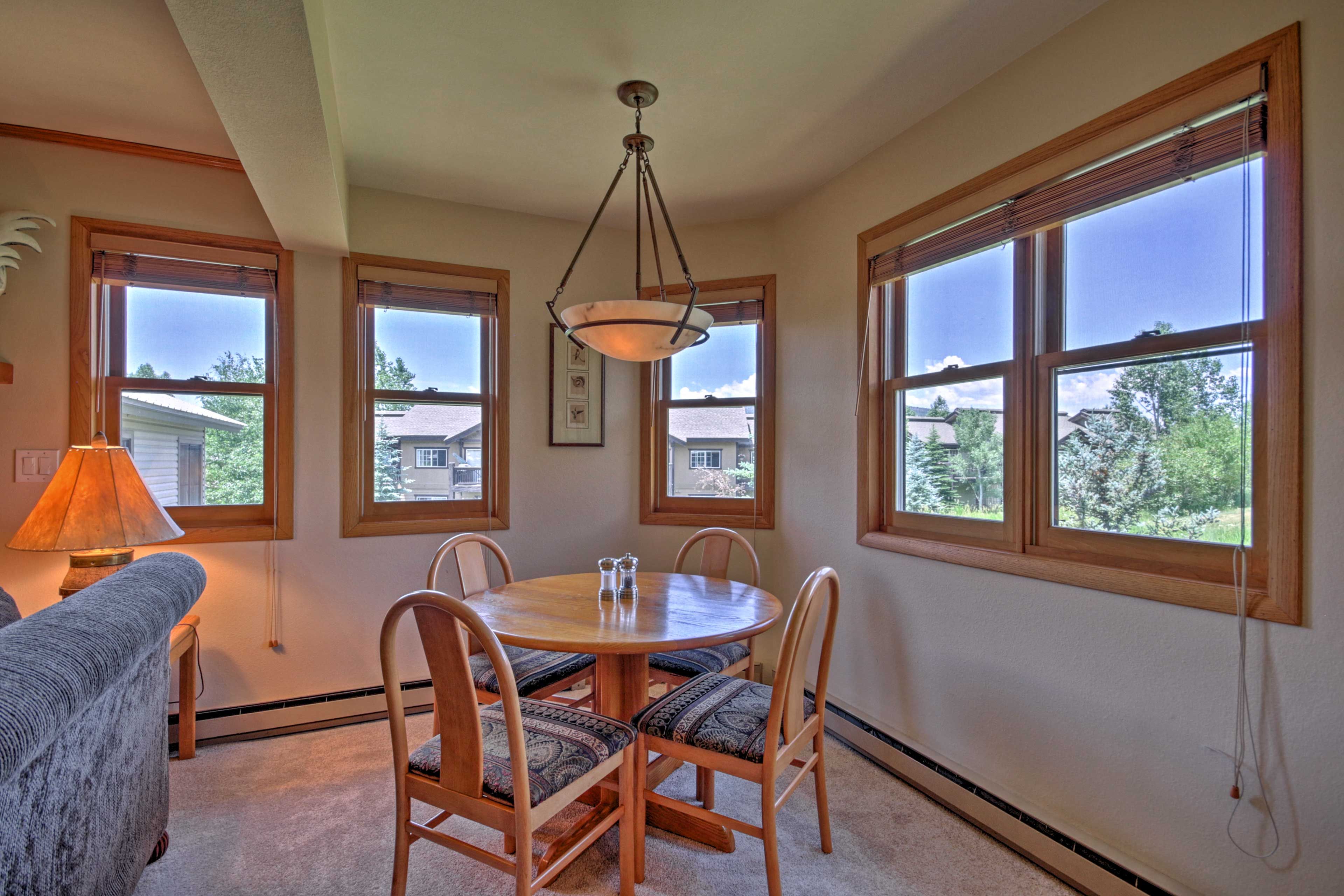 Dining Area | 1st Floor | Dishware/Flatware Provided