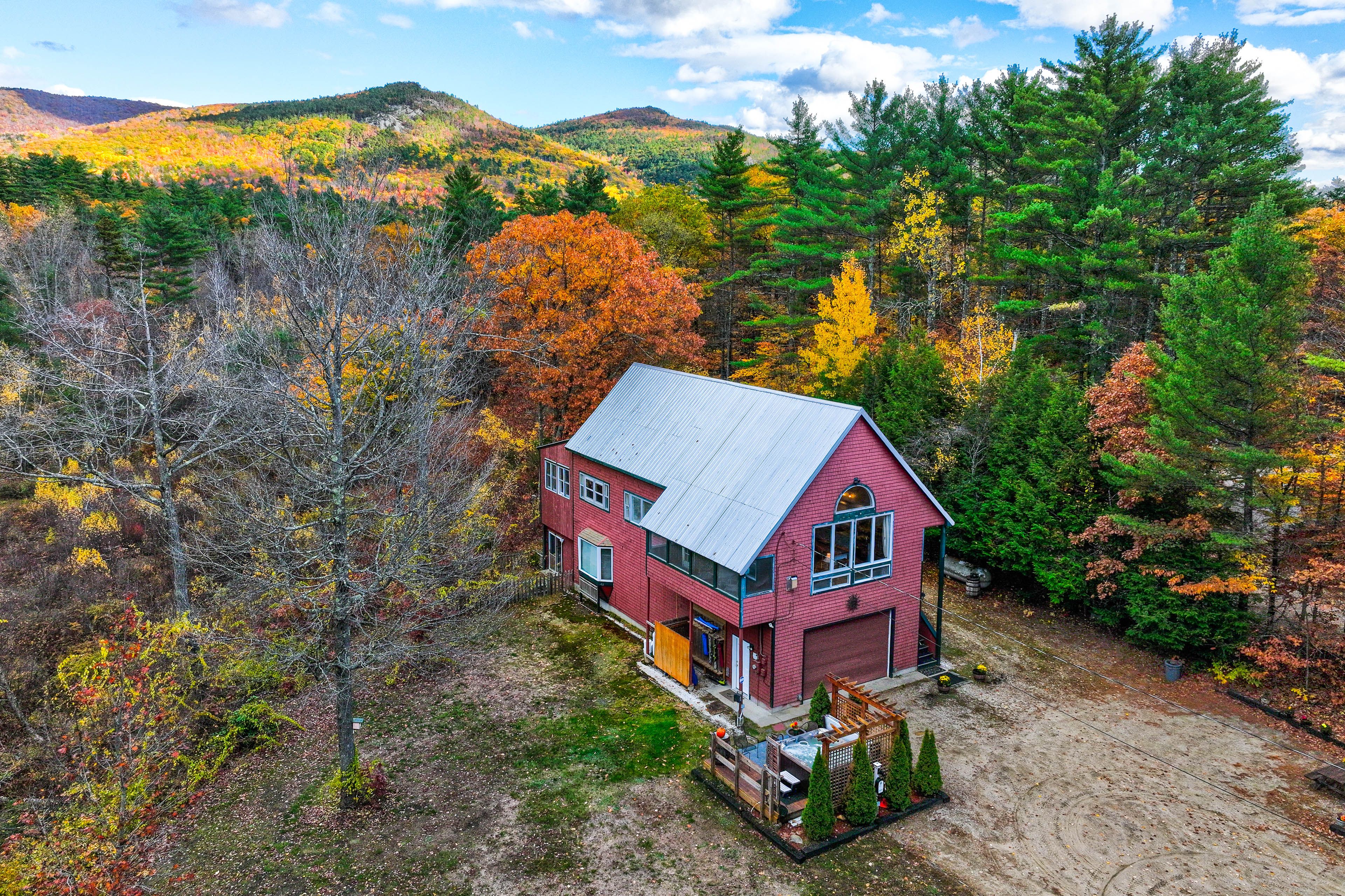 Exterior | Forested Surroundings | 2-Story Home