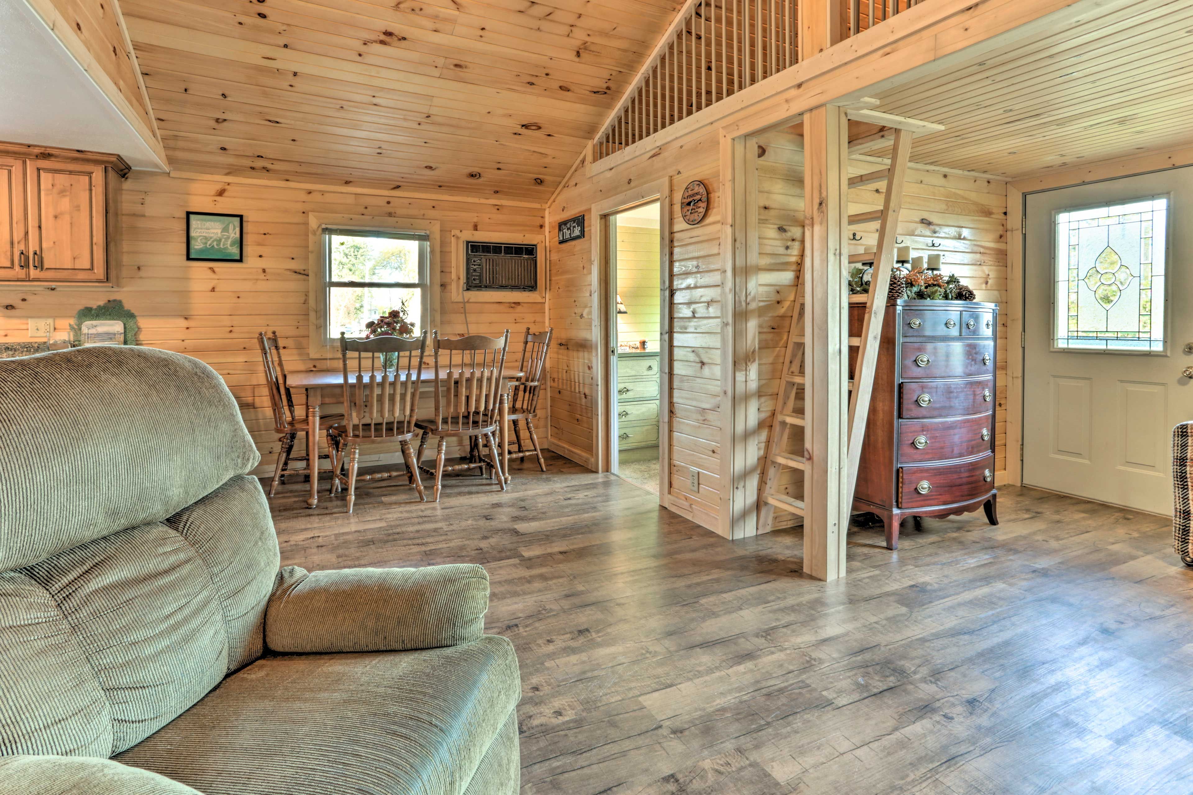 Living Room with Access to Kitchen