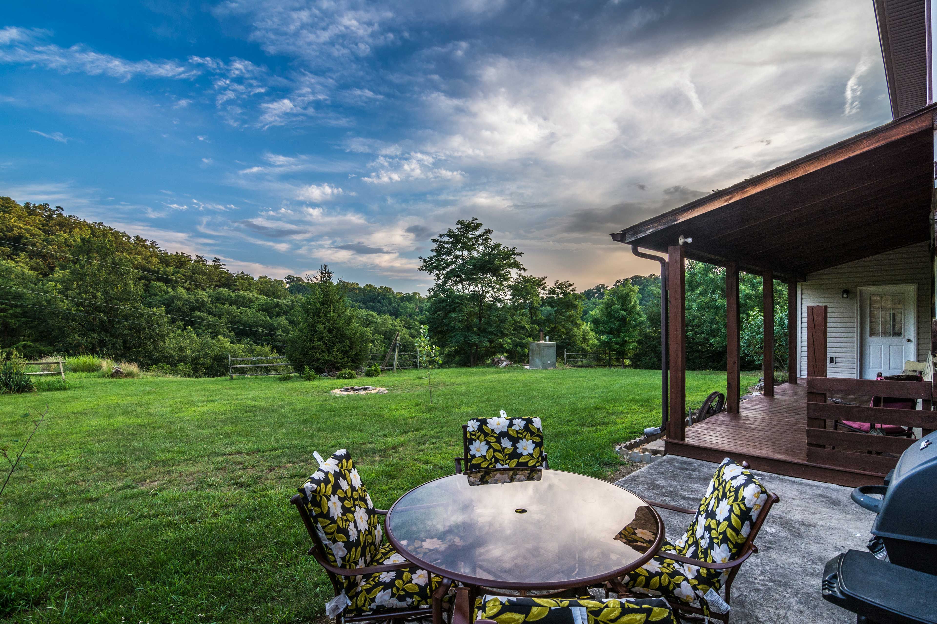 Back Patio | Secluded Location