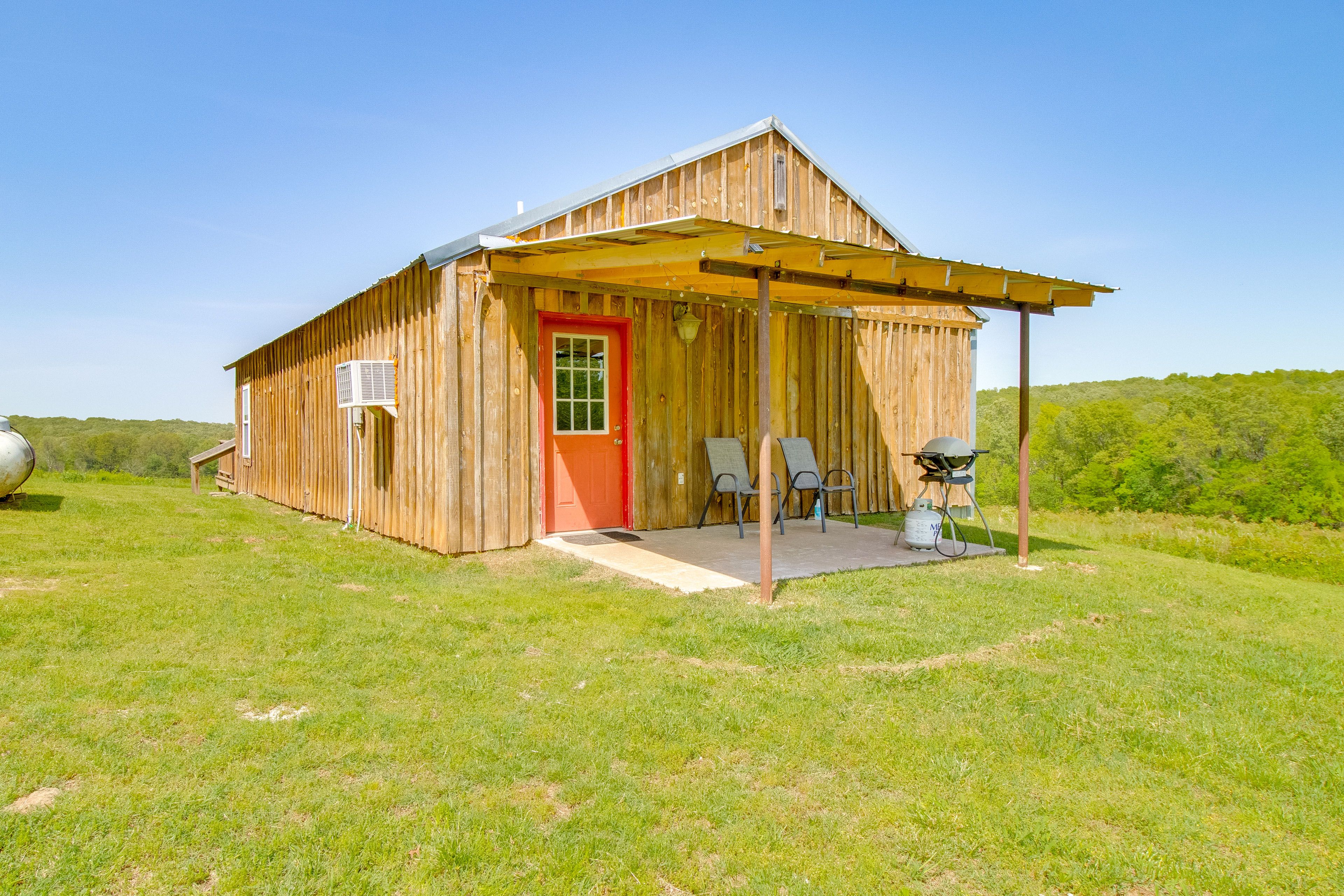 Everton Vacation Rental Cabin | 1BR | 1BA | Single Story | 960 Sq Ft