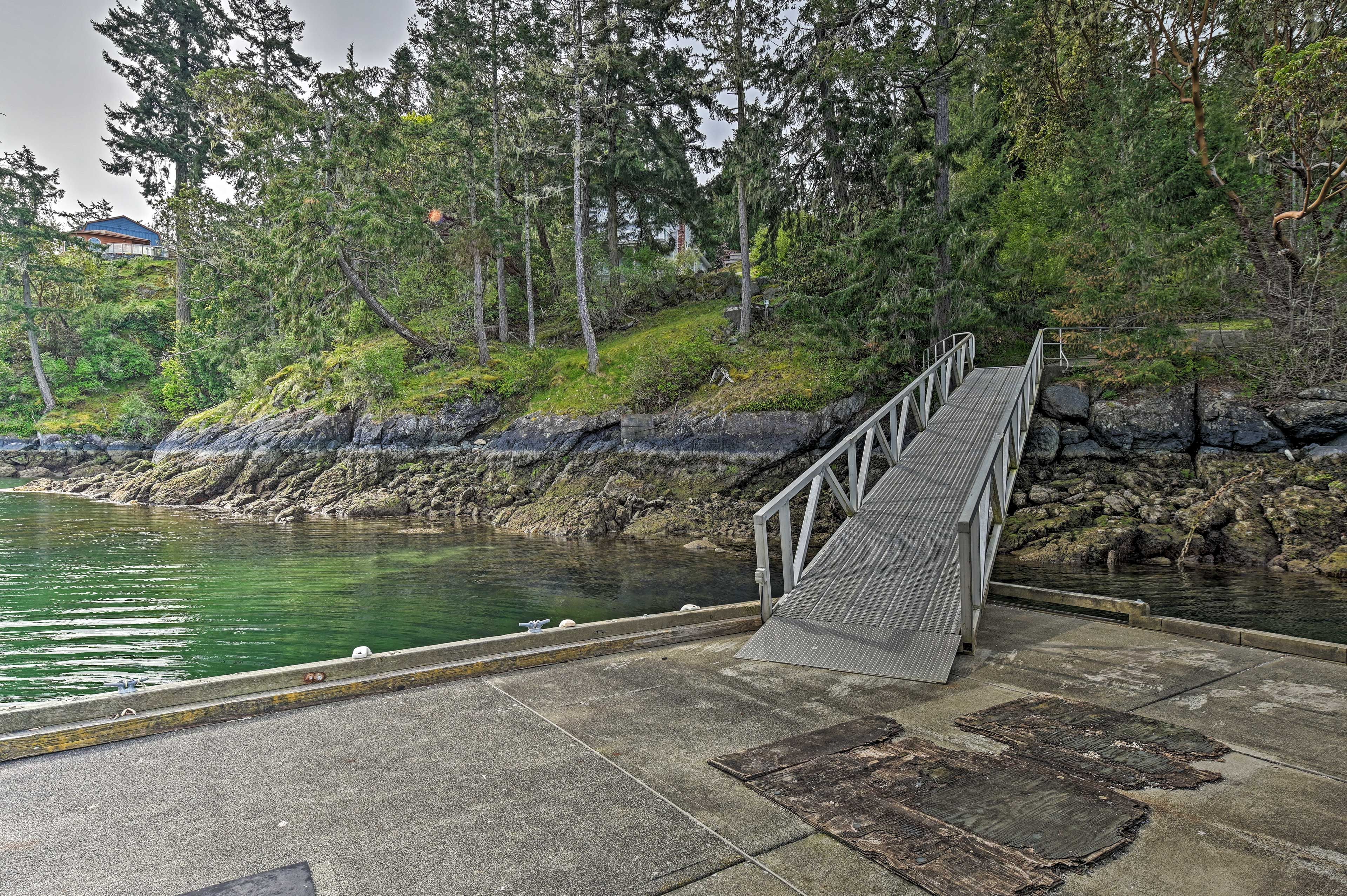 House Exterior | Ramp to Dock