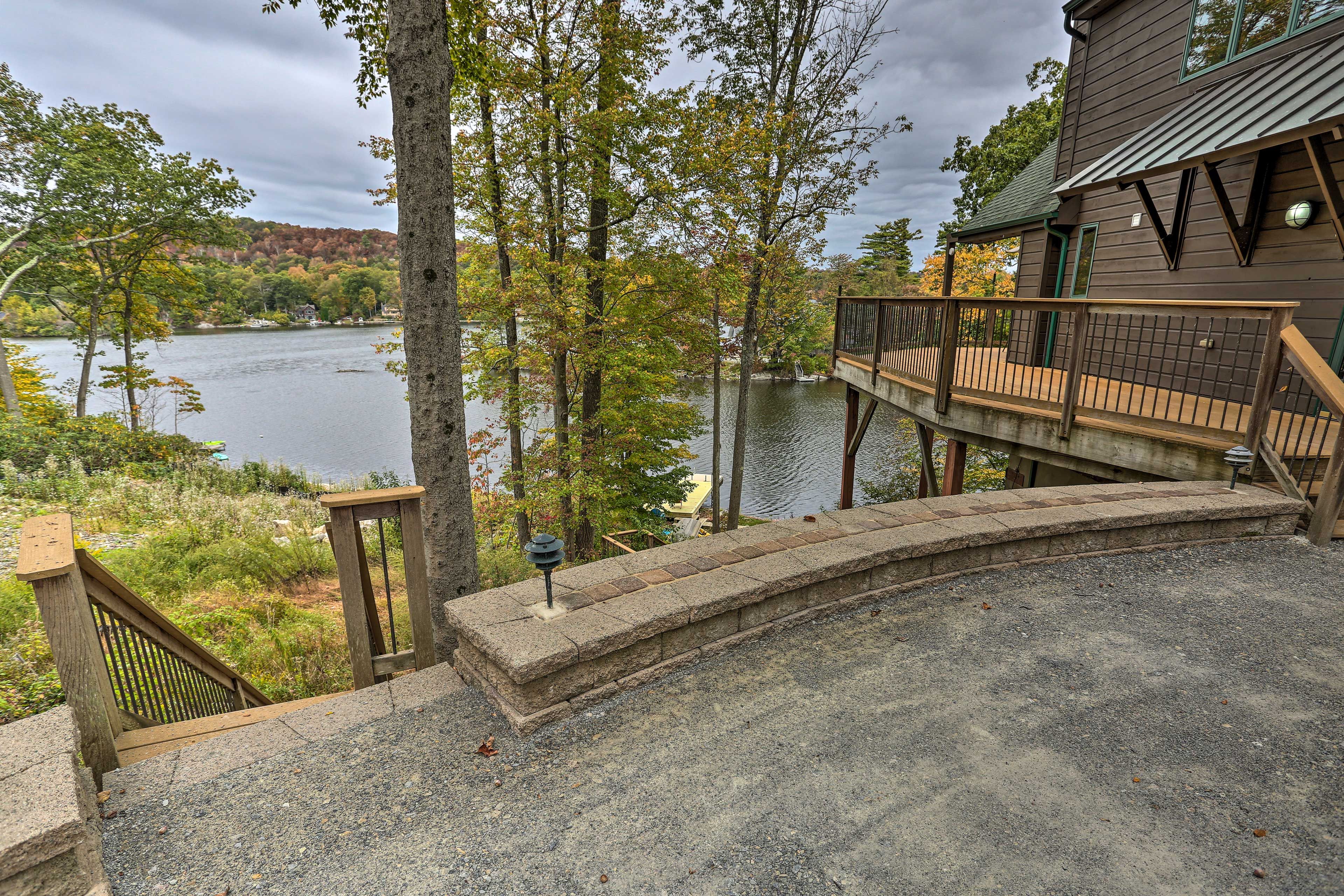 Exterior Space | Steps Required For Lake Access