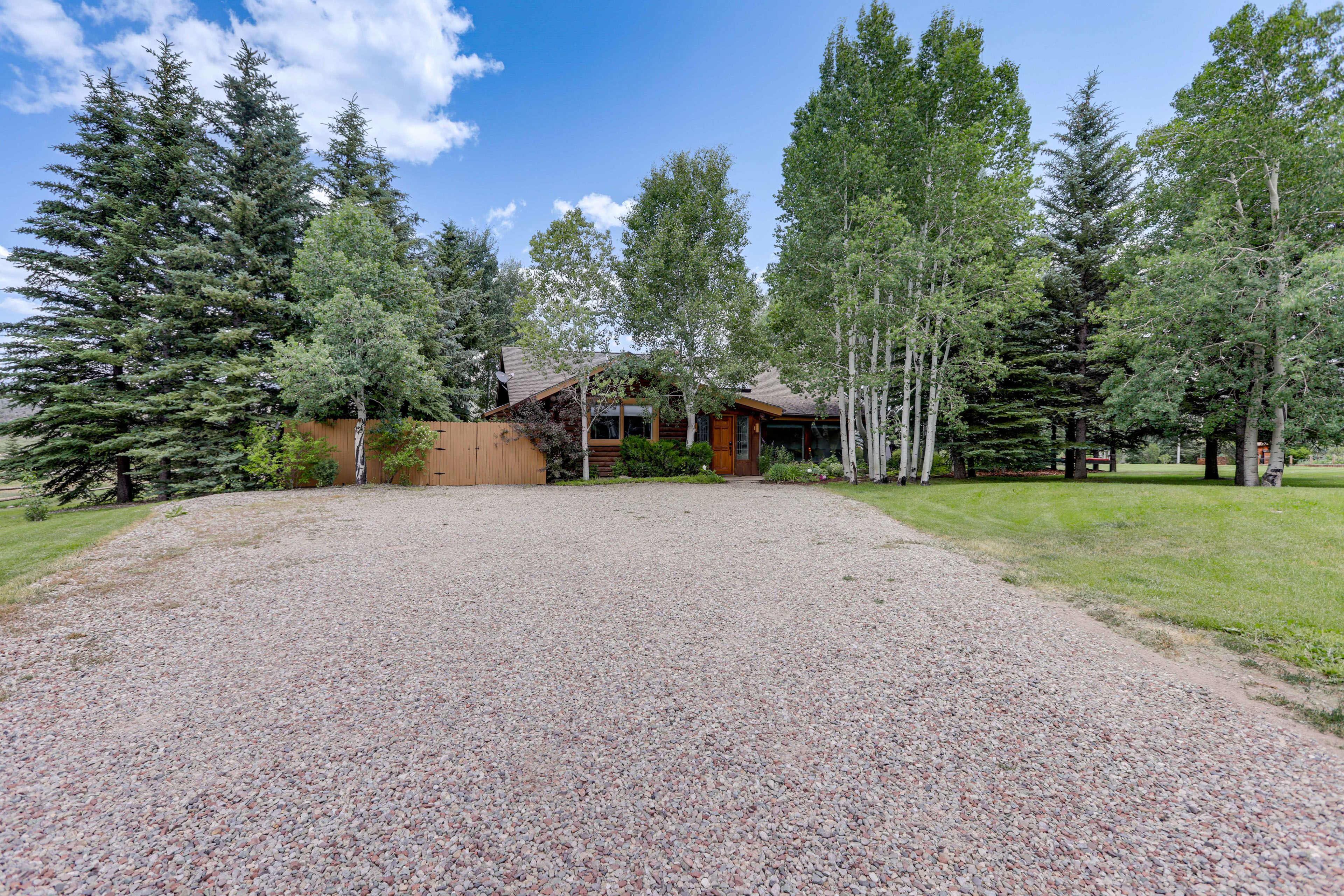 Ample Parking Driveway