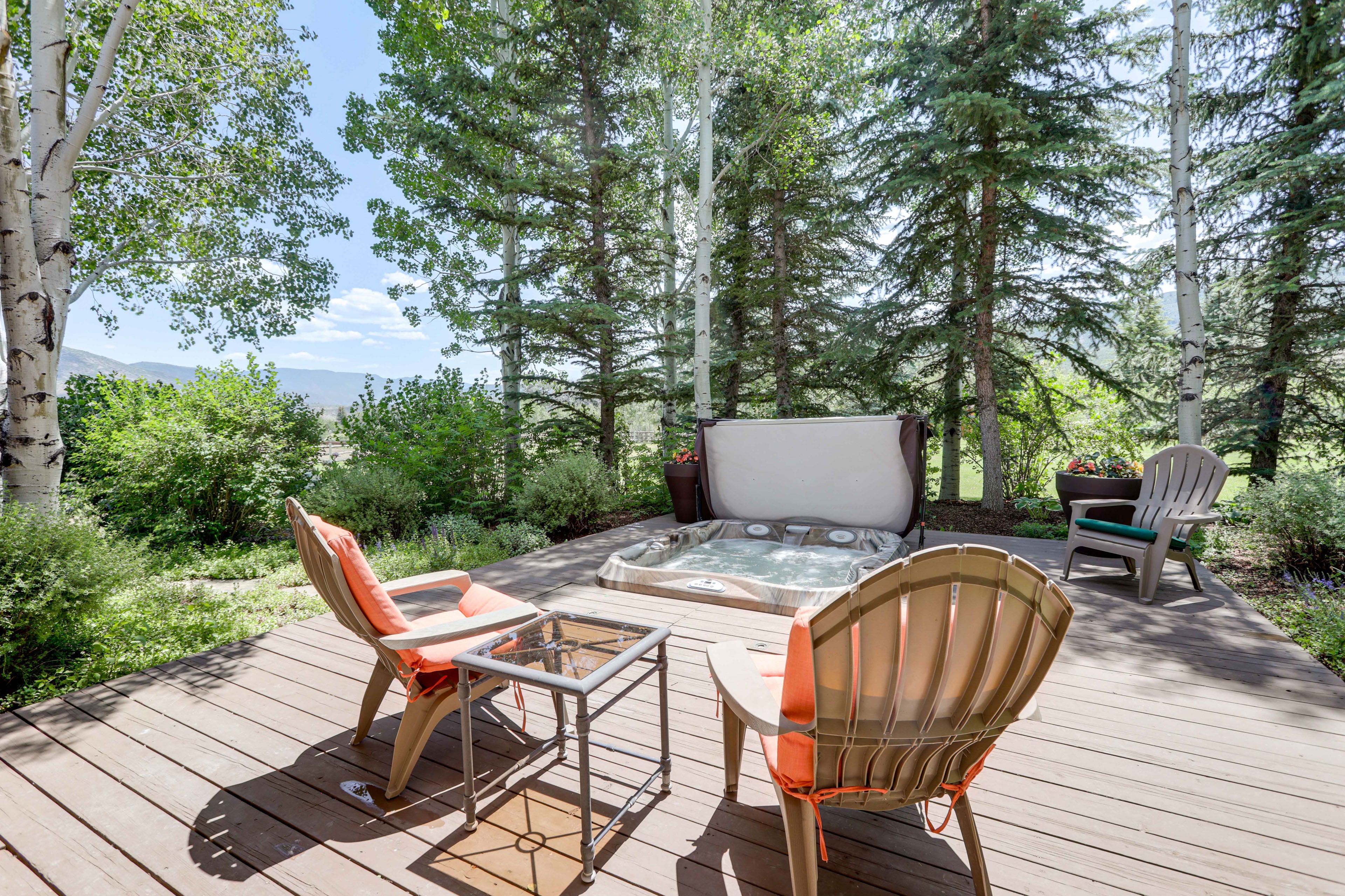 Private Deck | Hot Tub | Mountain Views | Gardens