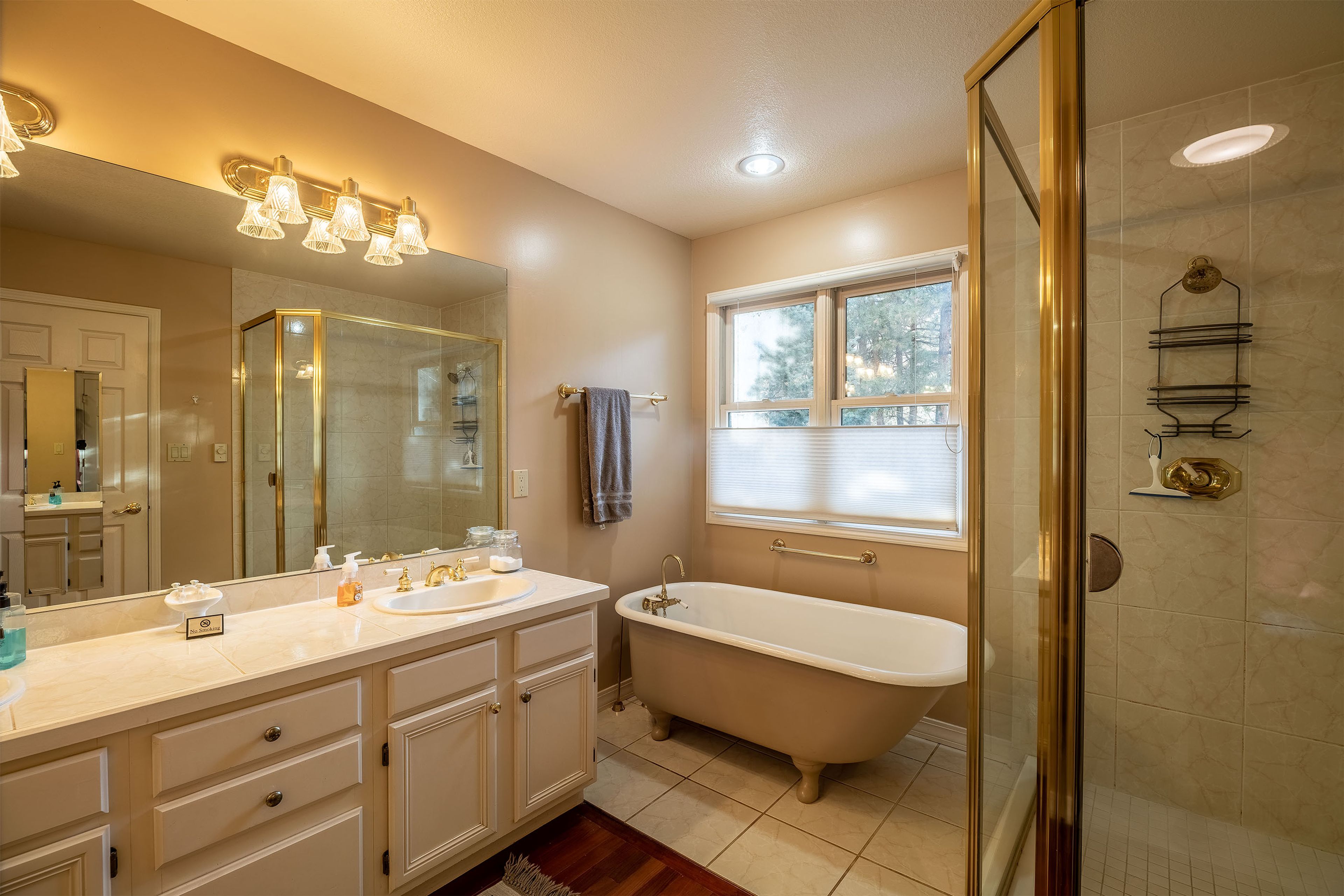 Full Bathroom | Clawfoot Tub | Walk-In Shower