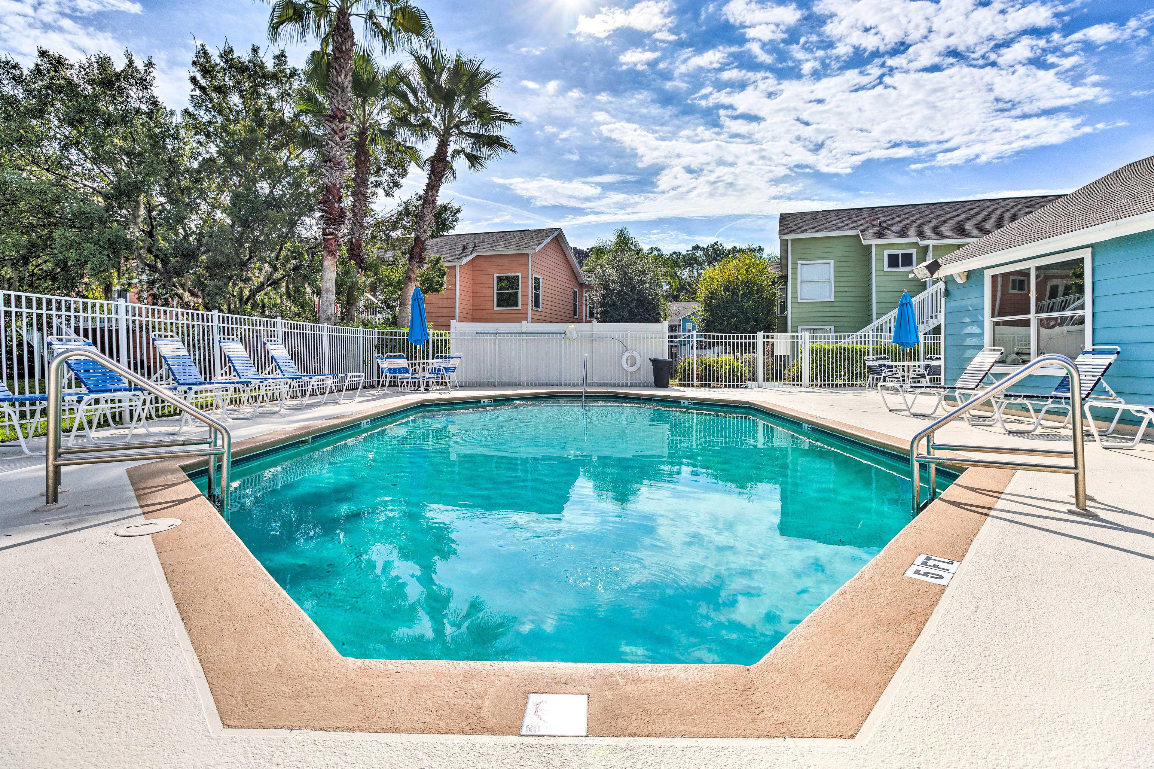 Located in Villas at Island Club | Community Pool