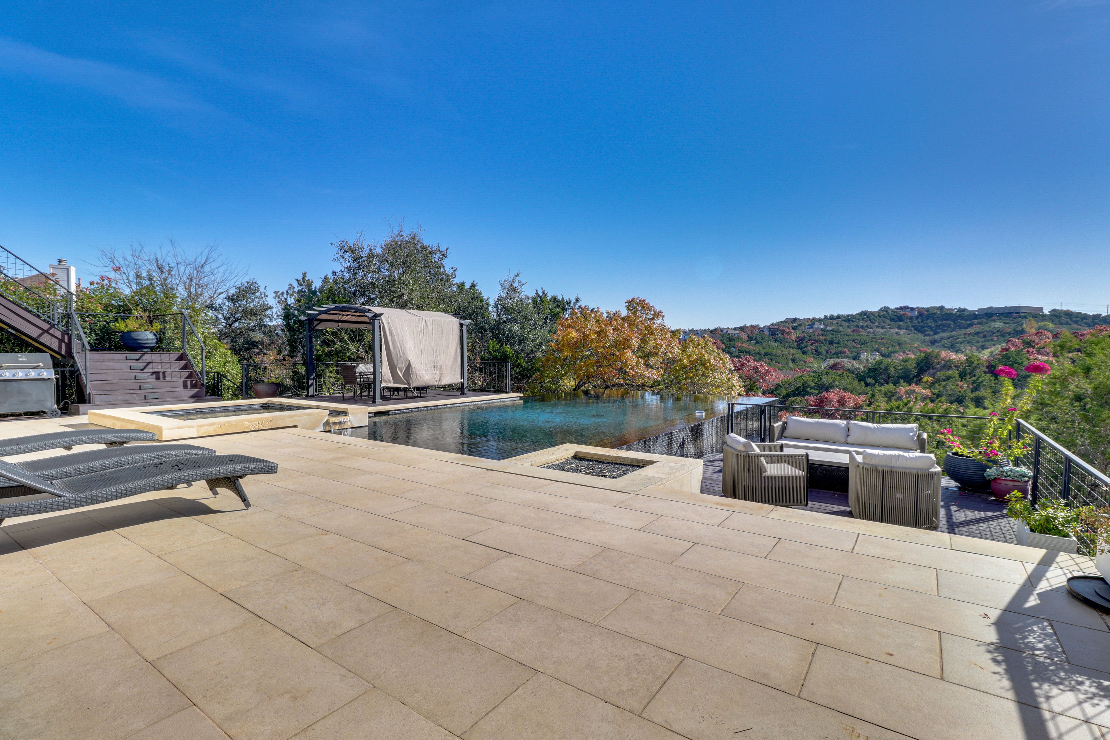 Private Exterior Space | Pool | Non-Heated Spa | Gas Fire Pit