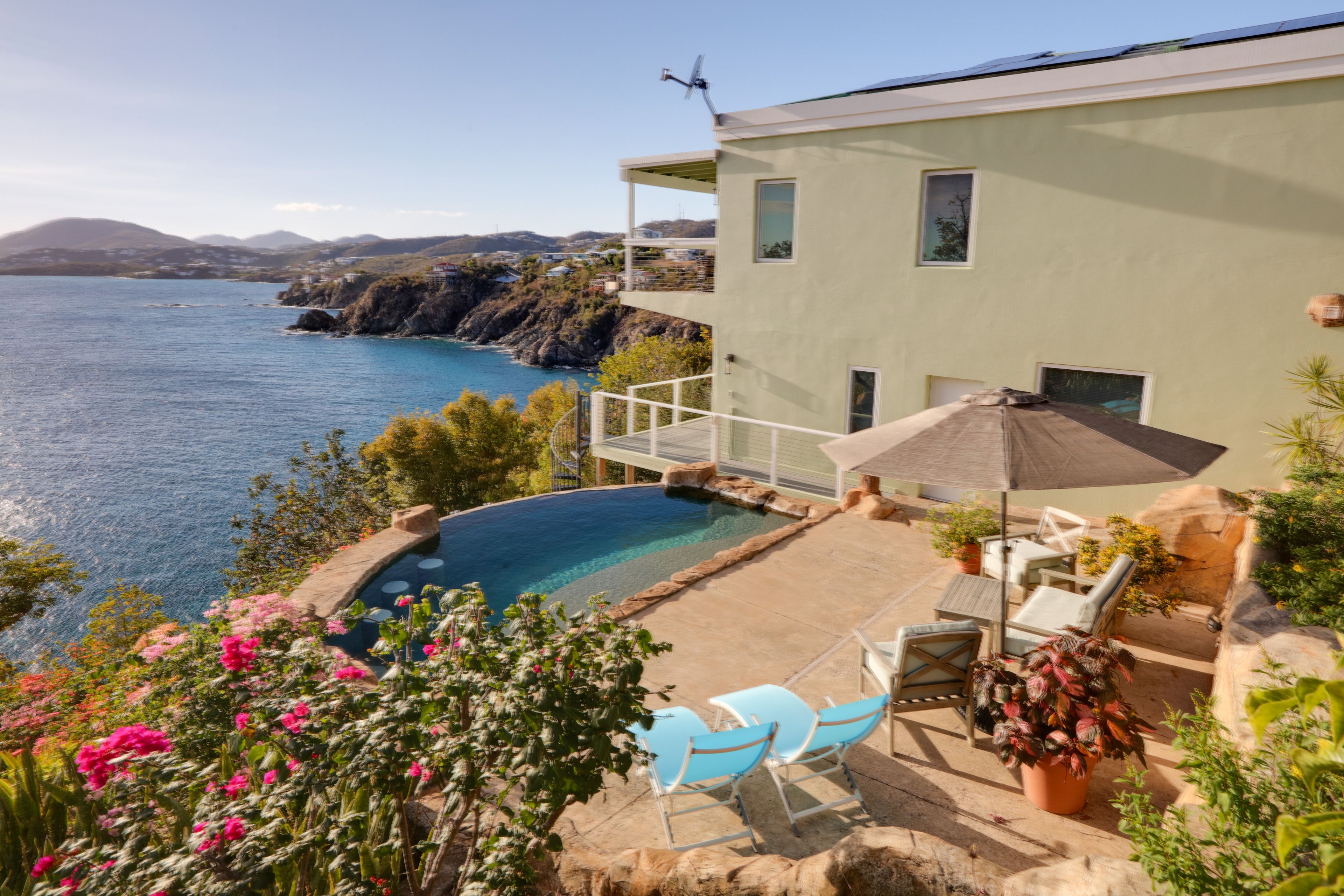 St. Thomas Vacation Rental | 2BR | 2BA | 1,000 Sq Ft | Villa | Stairs Required