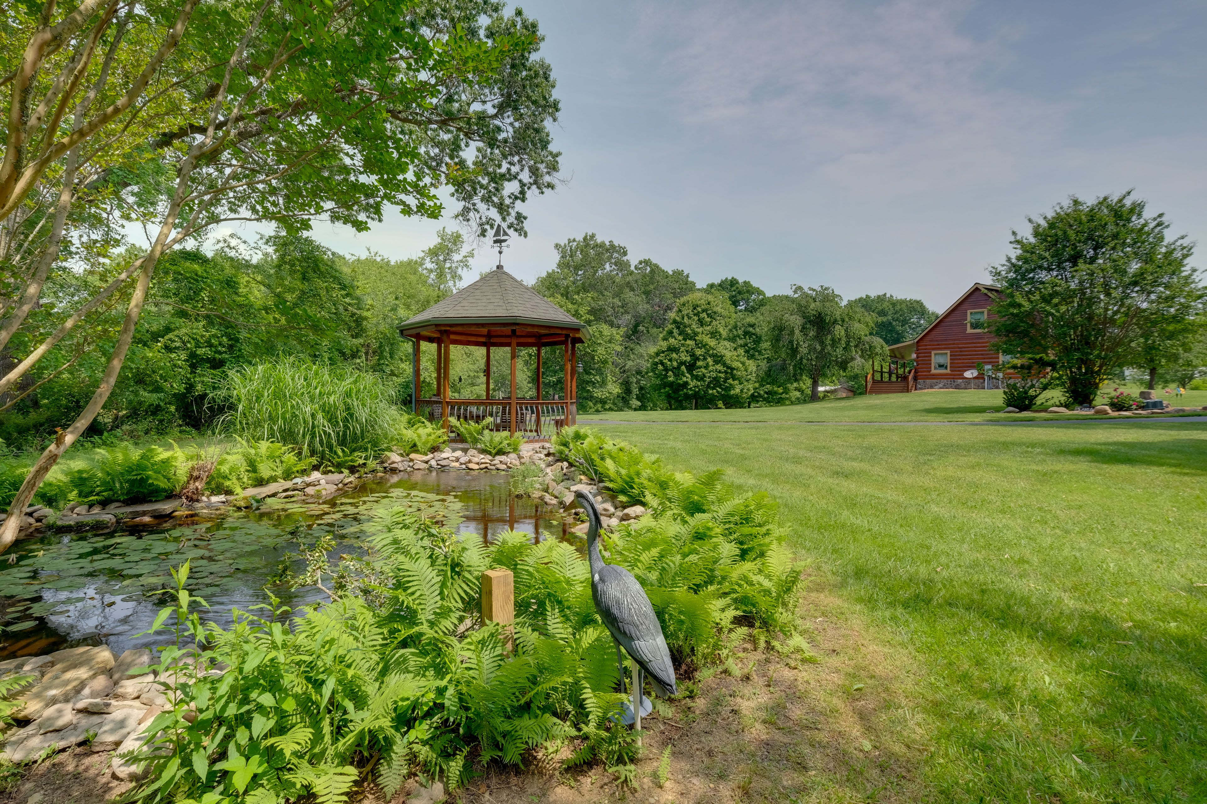 Gazebo & Fish Pond