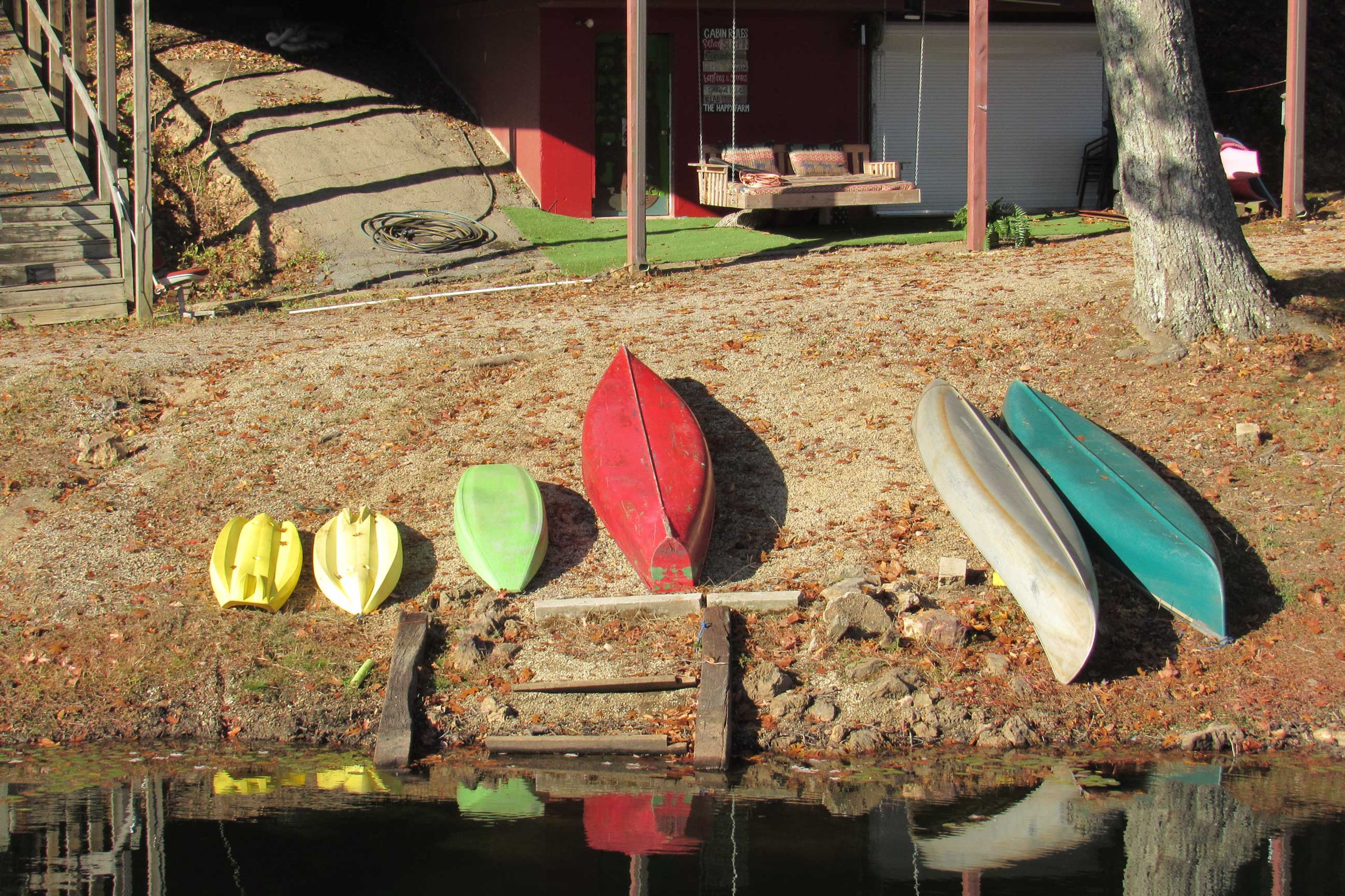 Kayaks, Paddleboards & Canoes Available