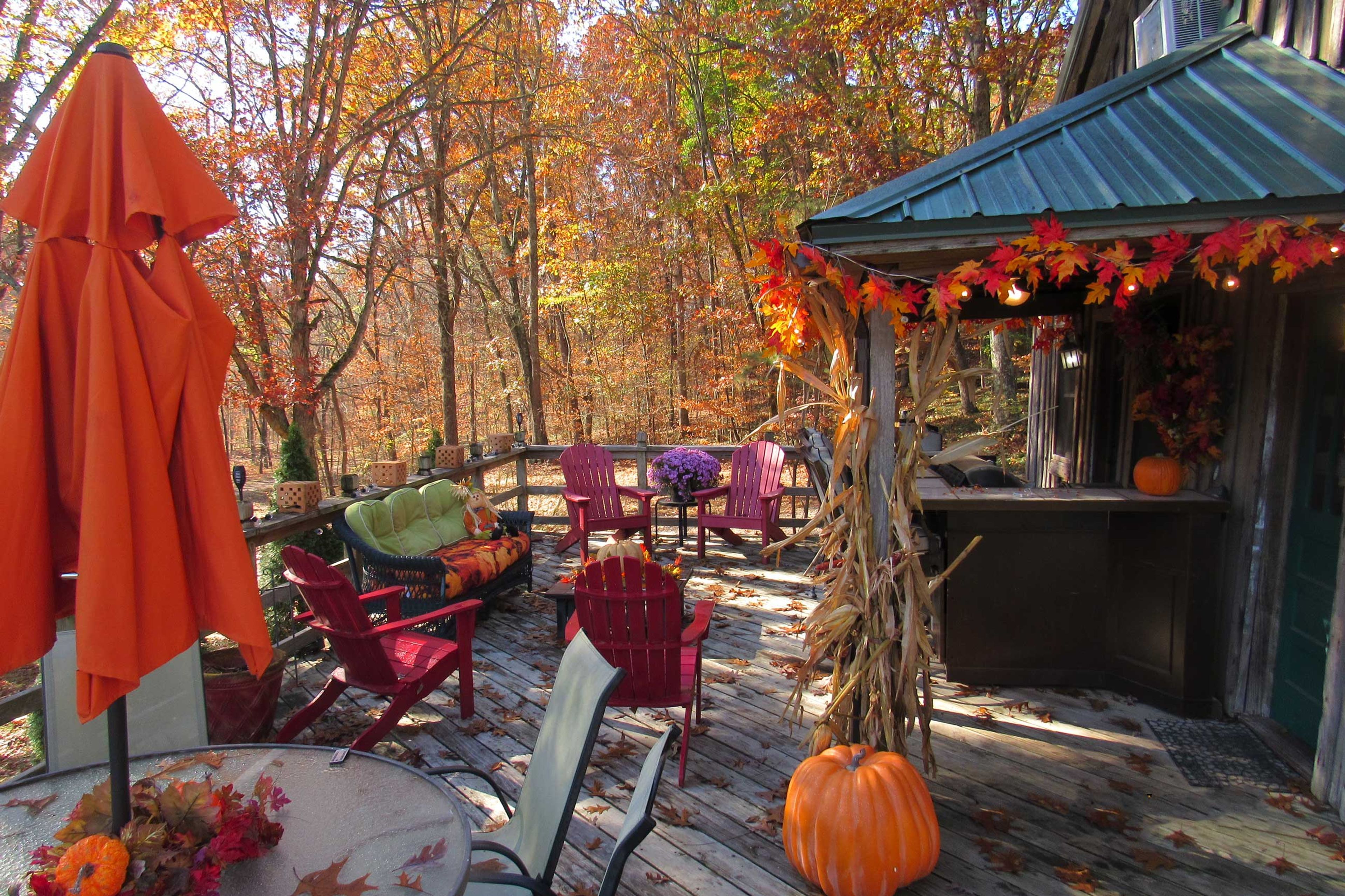 Front Deck | Pet Friendly | Grill | Bar Area