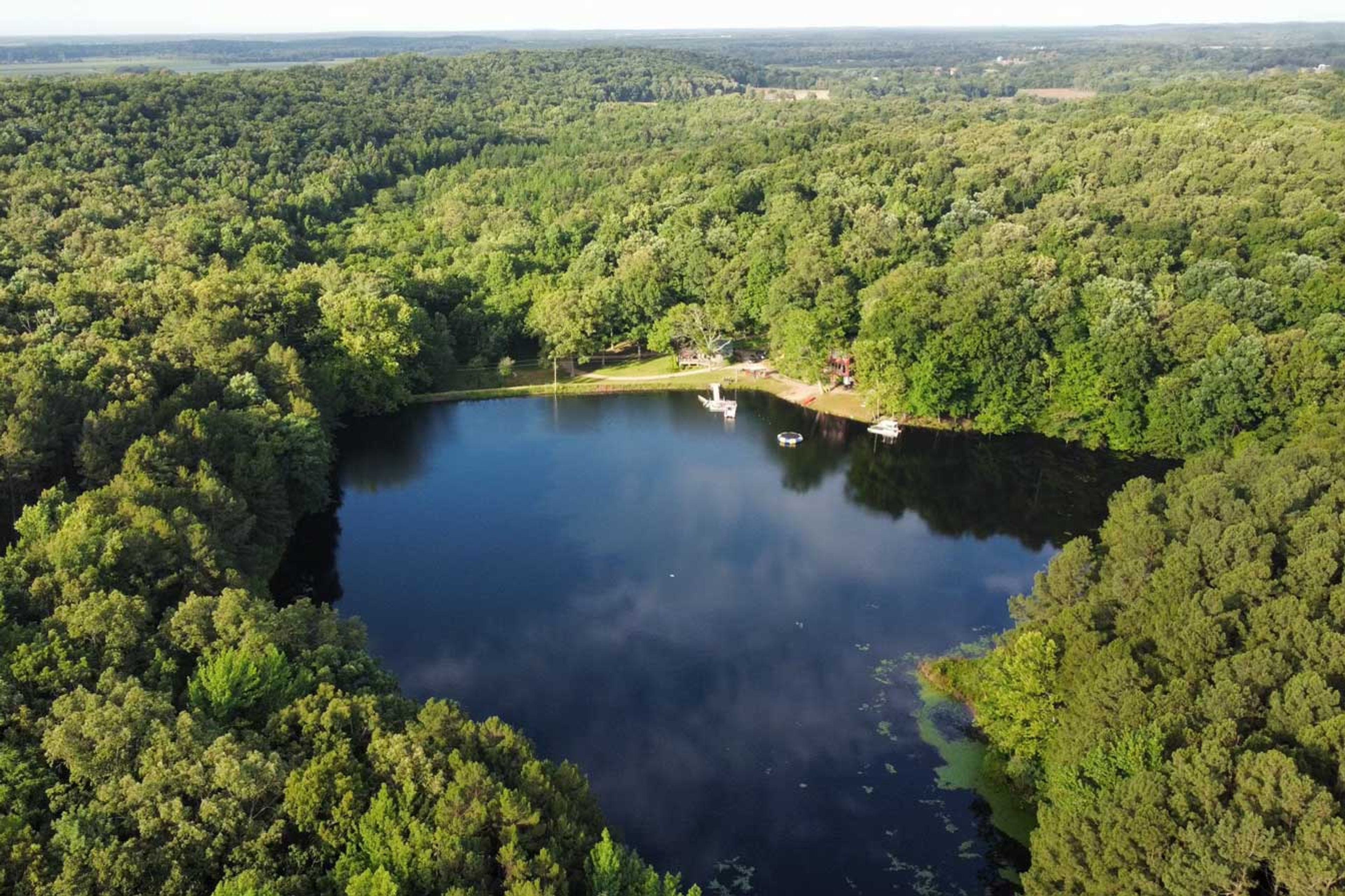 Drone Shot of Property