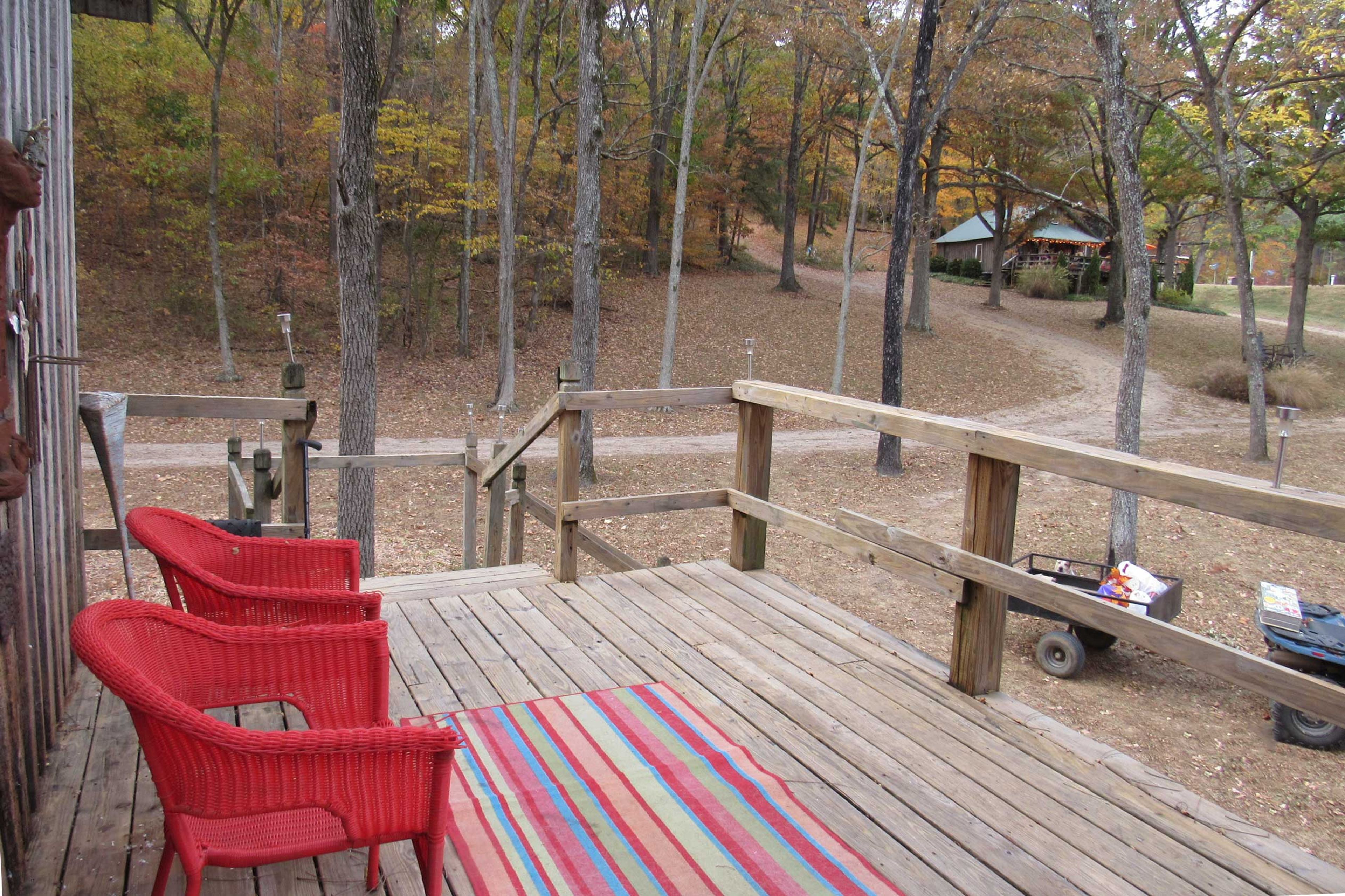 Game Barn Front Deck