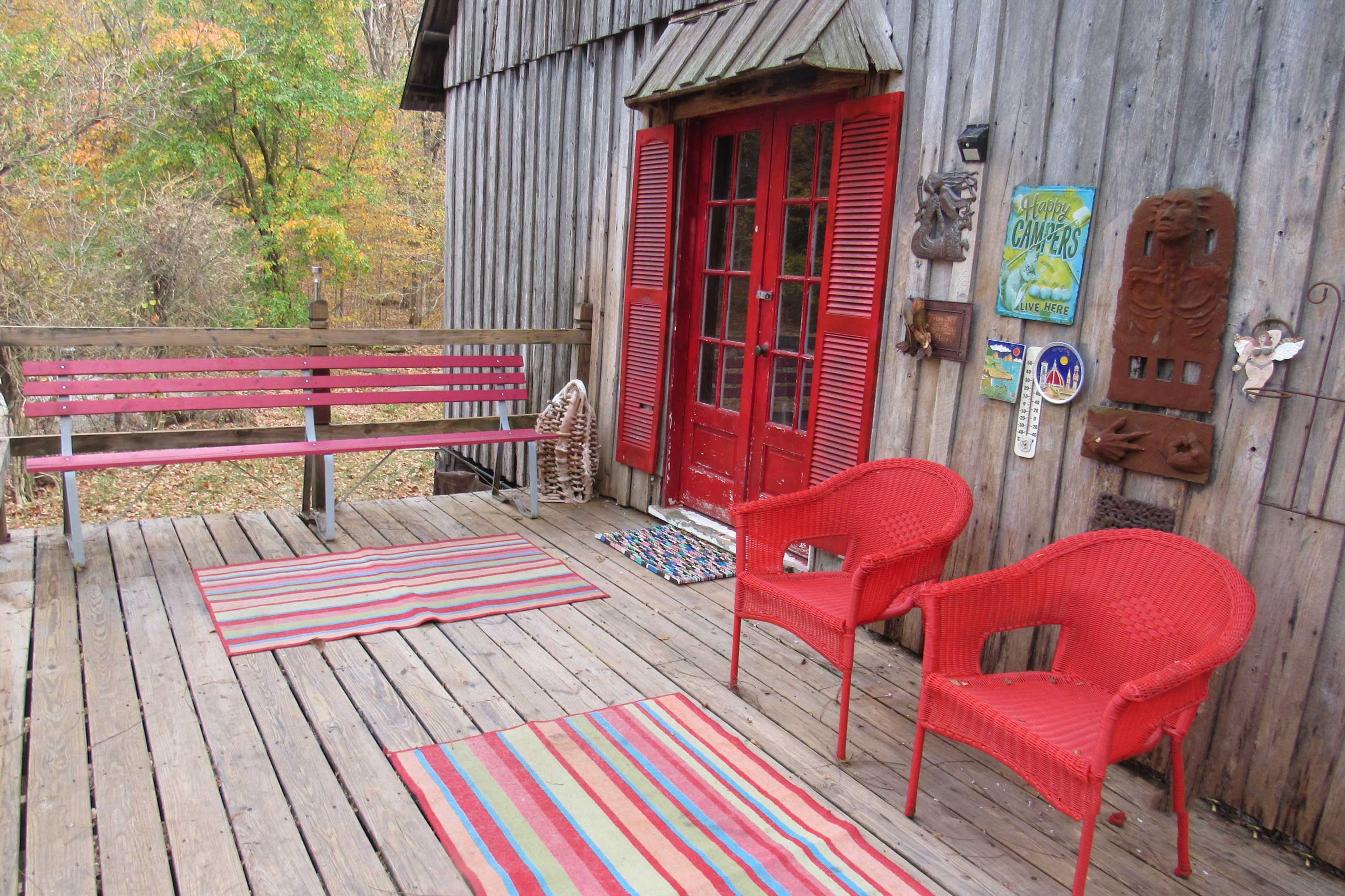 Game Barn Front Deck