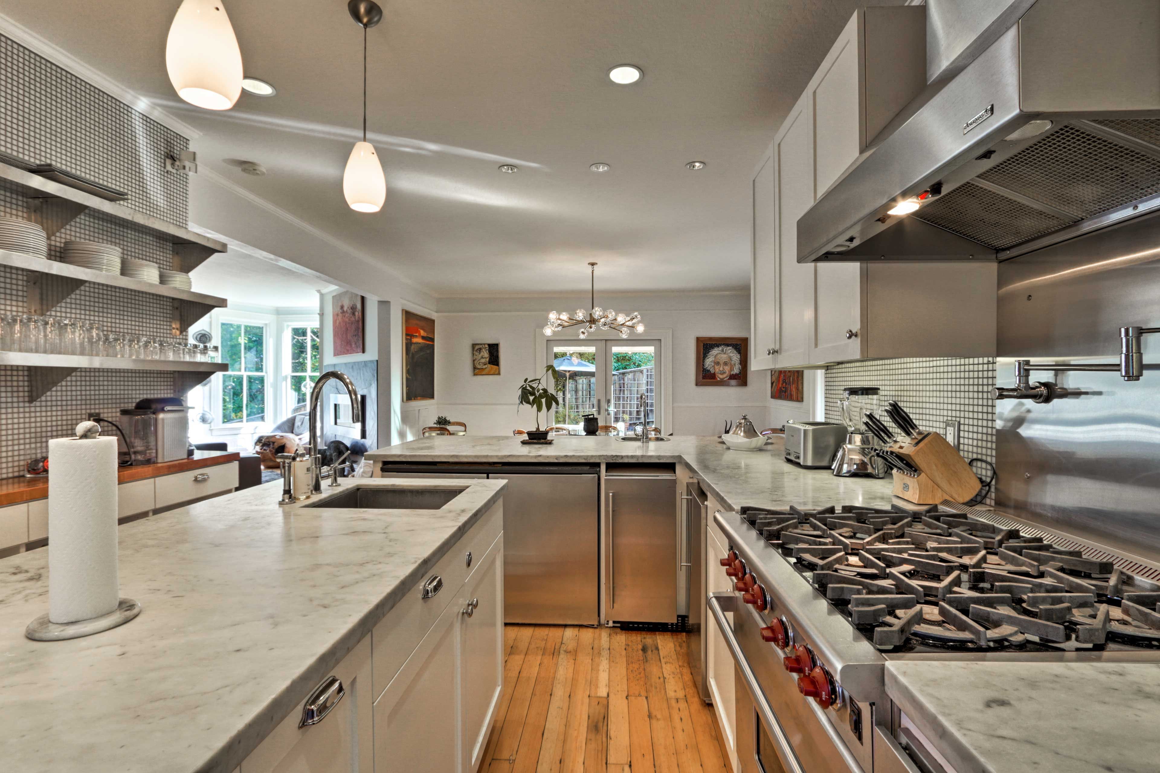 It's truly a cook's dream kitchen!