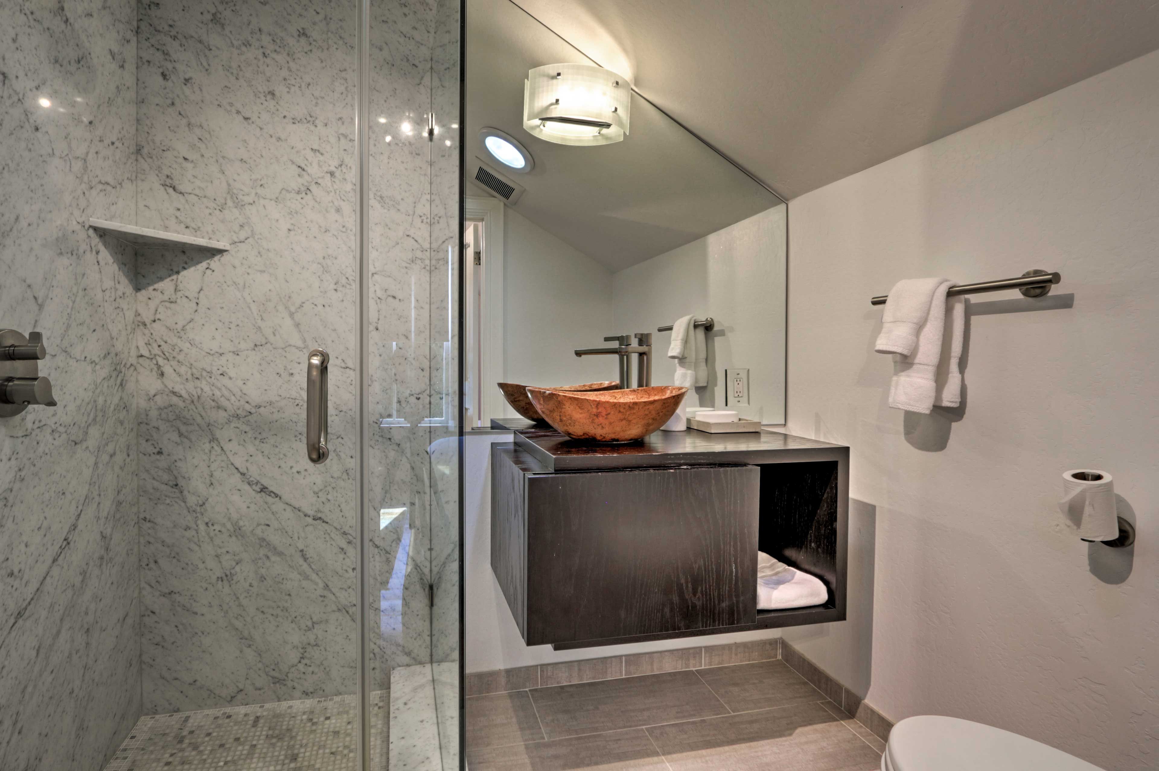 Shower in style in these lavish bathrooms!