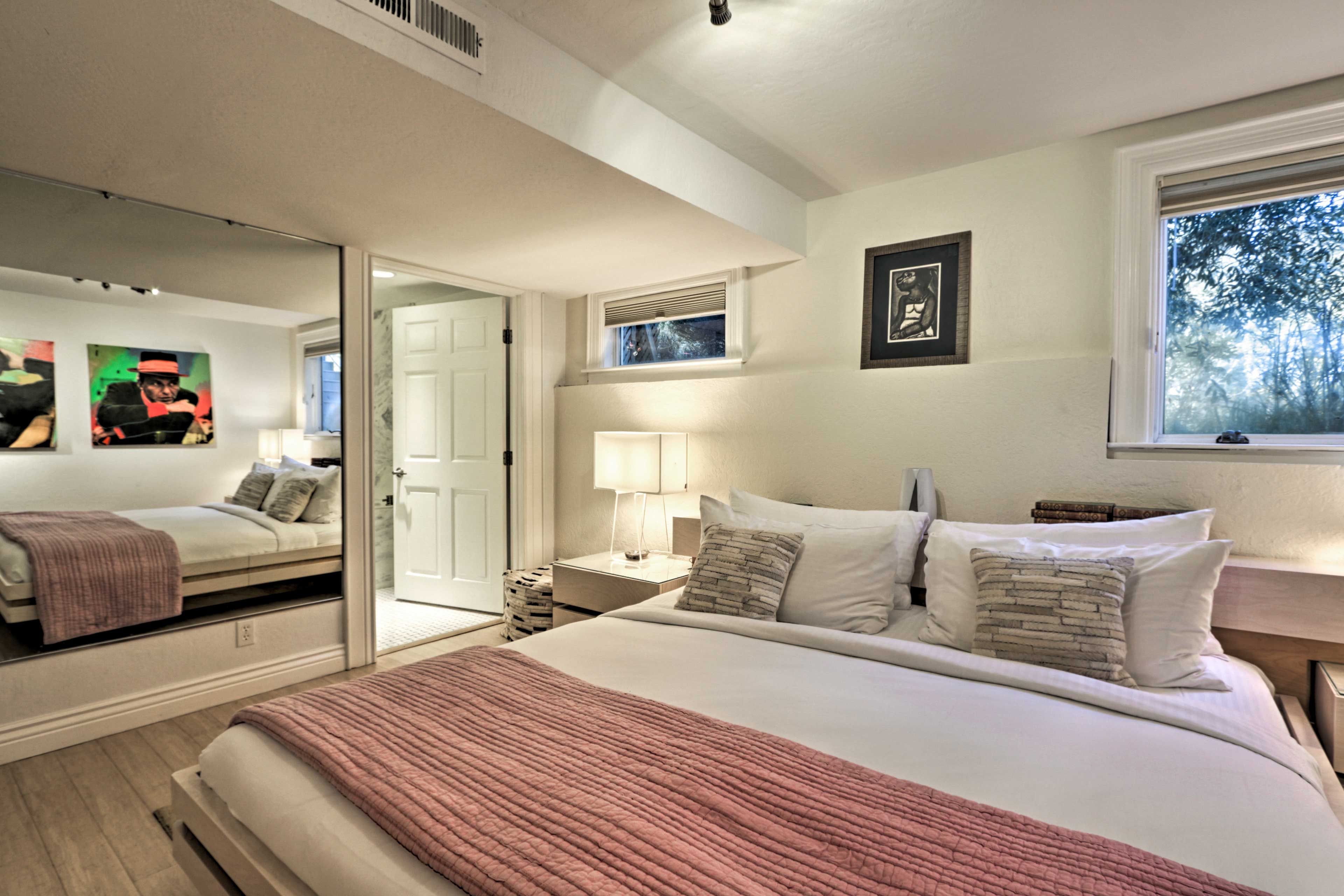 Pull down the shades and sleep in!