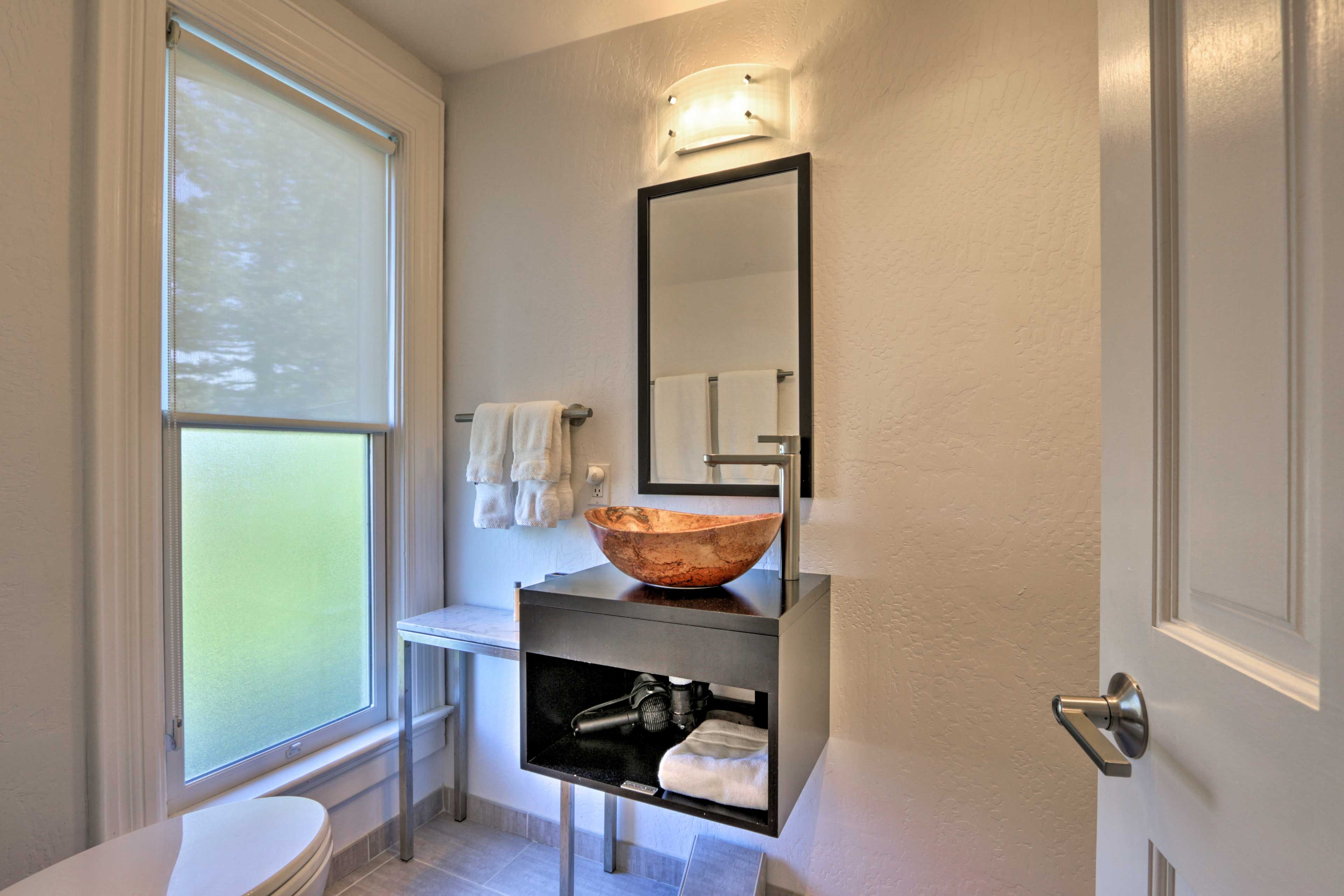 Hair dryers are provided.