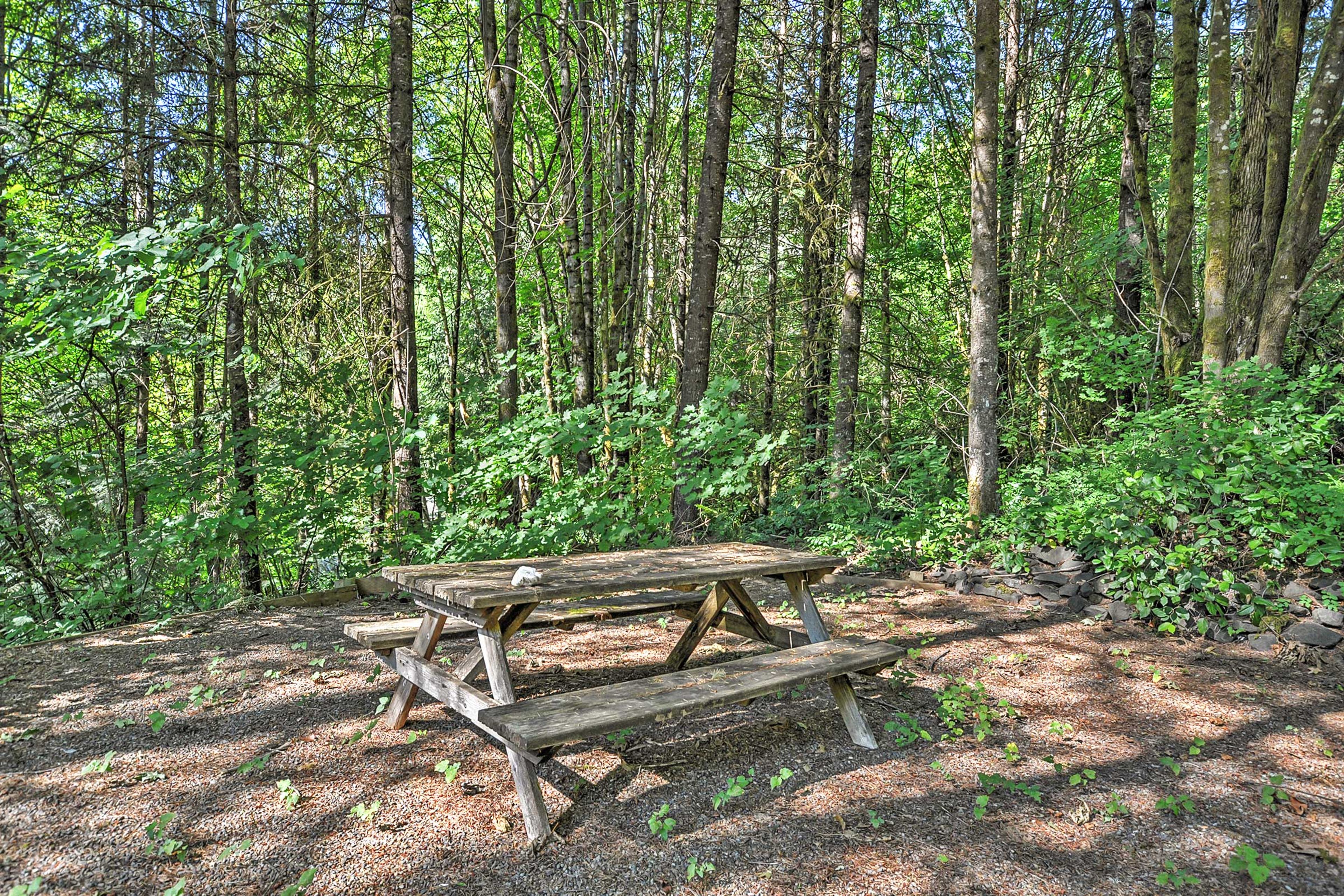 Soak up the tranquil nature views.