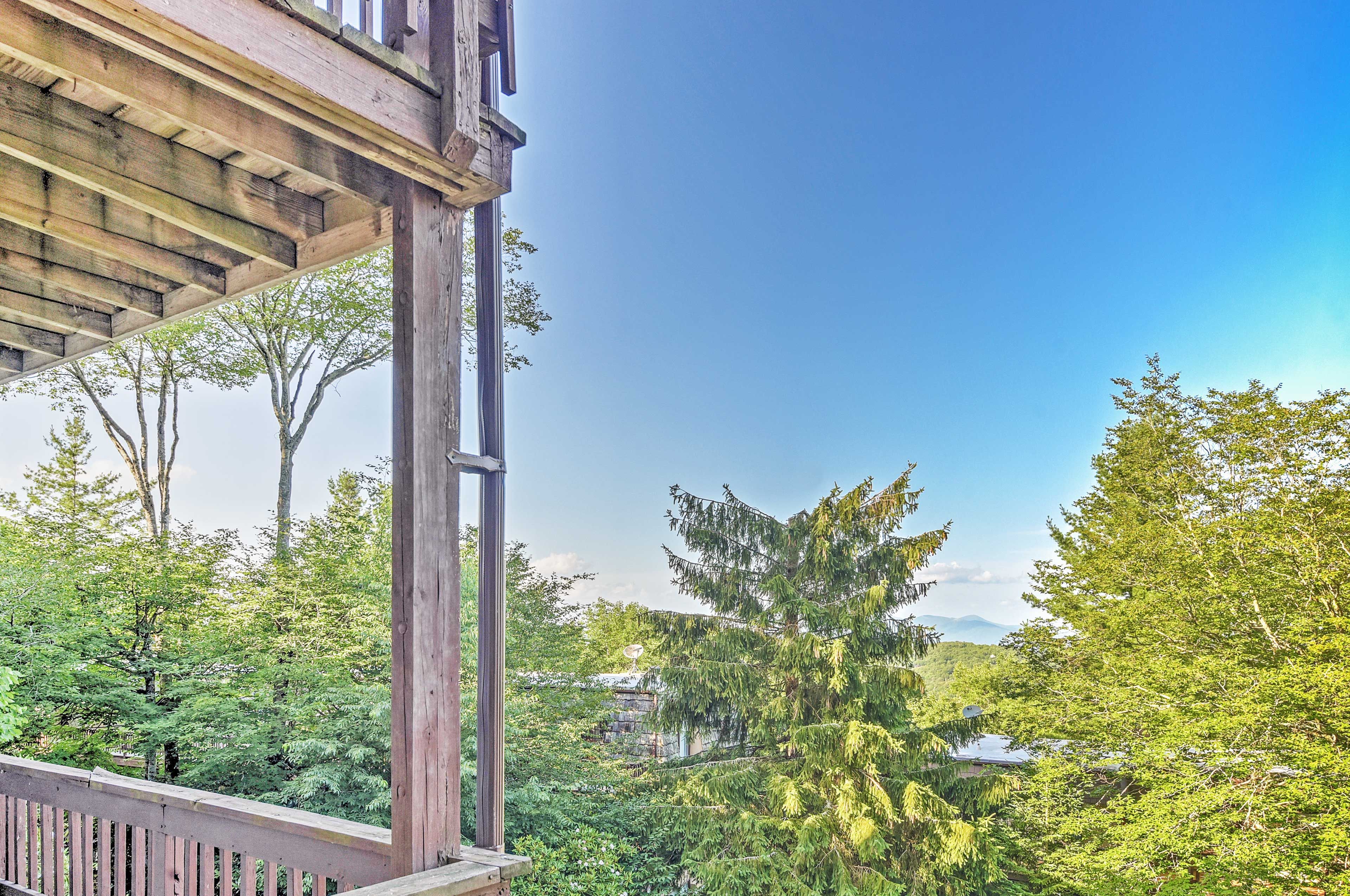 Experience breath taking vistas from this private vacation rental for 4.