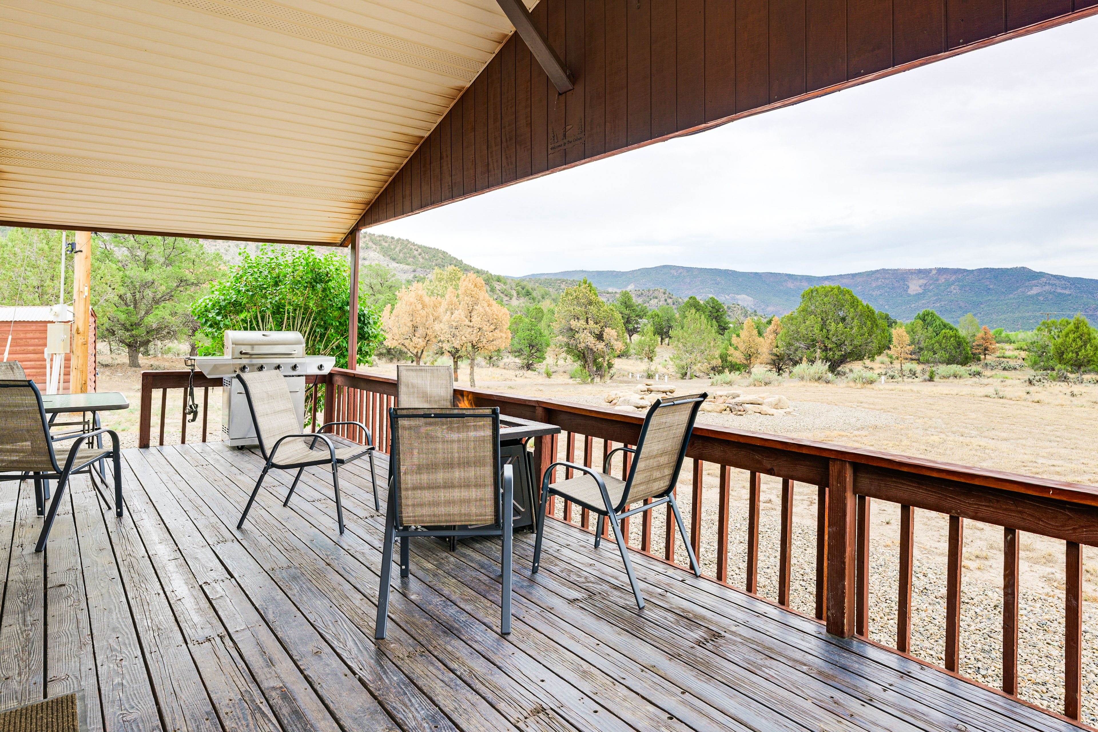 Exterior | Furnished Deck | Gas Fire Pit | Mountain Views