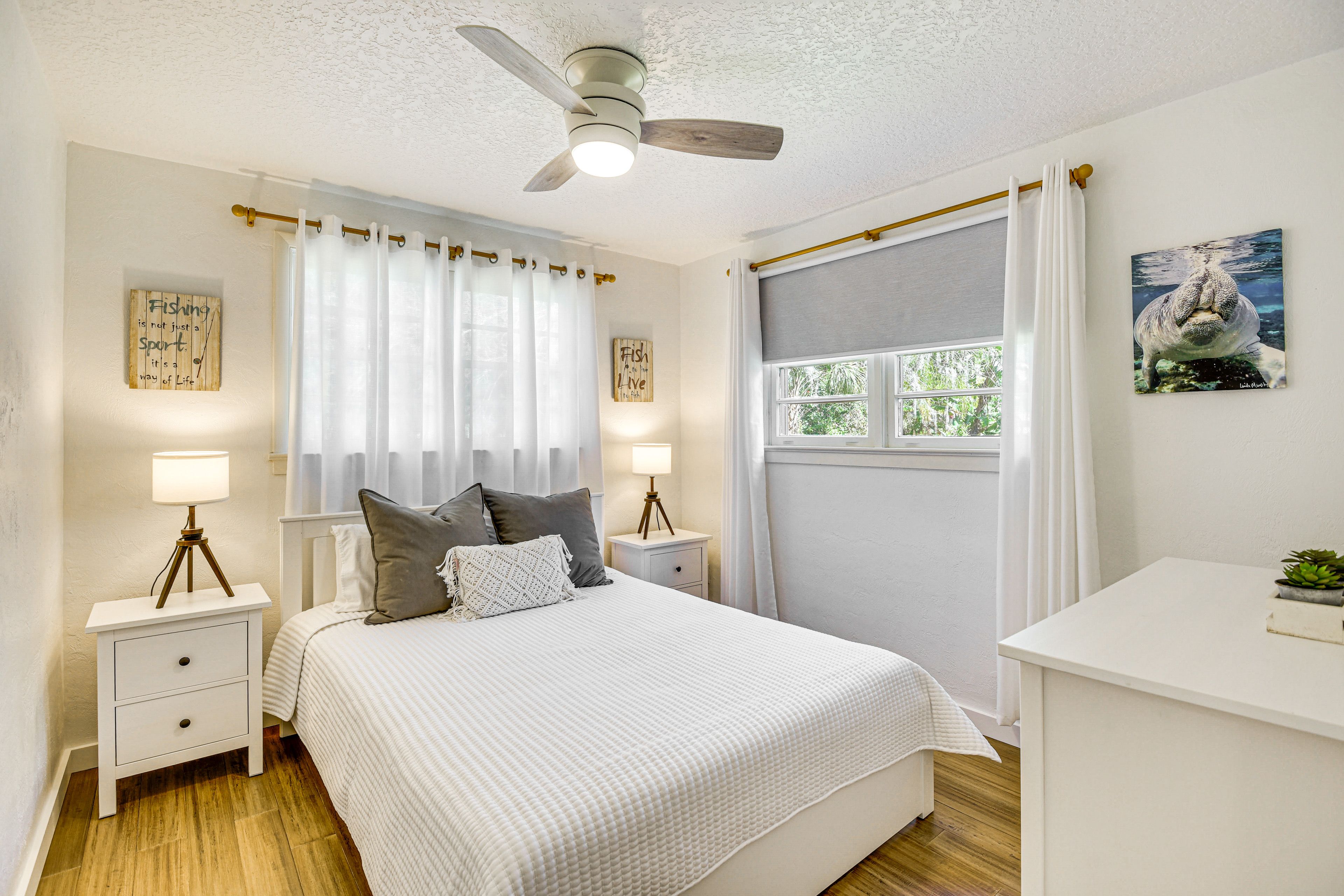 Bedroom 2 | Queen Bed | Linens Provided | En-Suite Bathroom