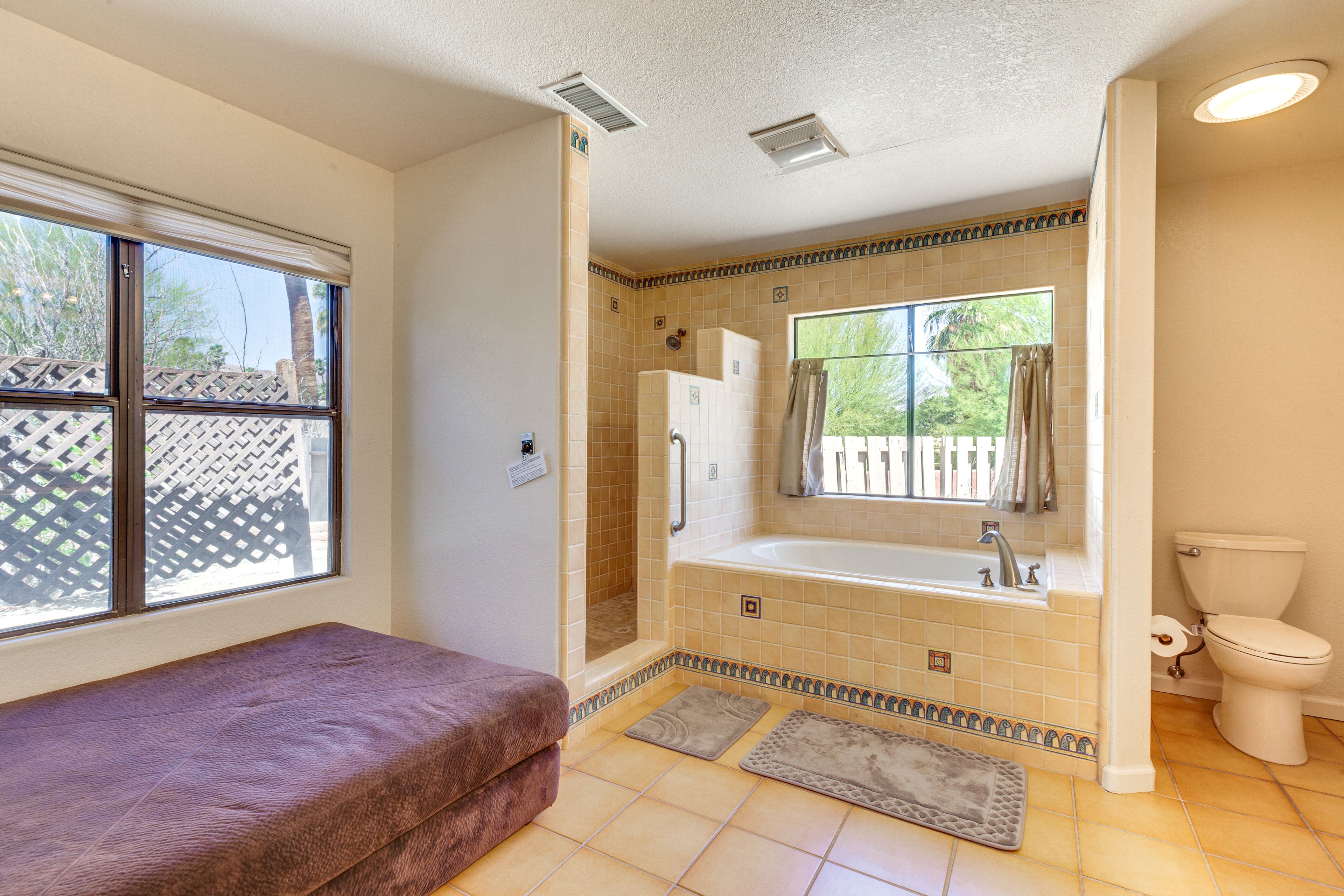 Full Bathroom | Shower | Soaking Tub | Sauna