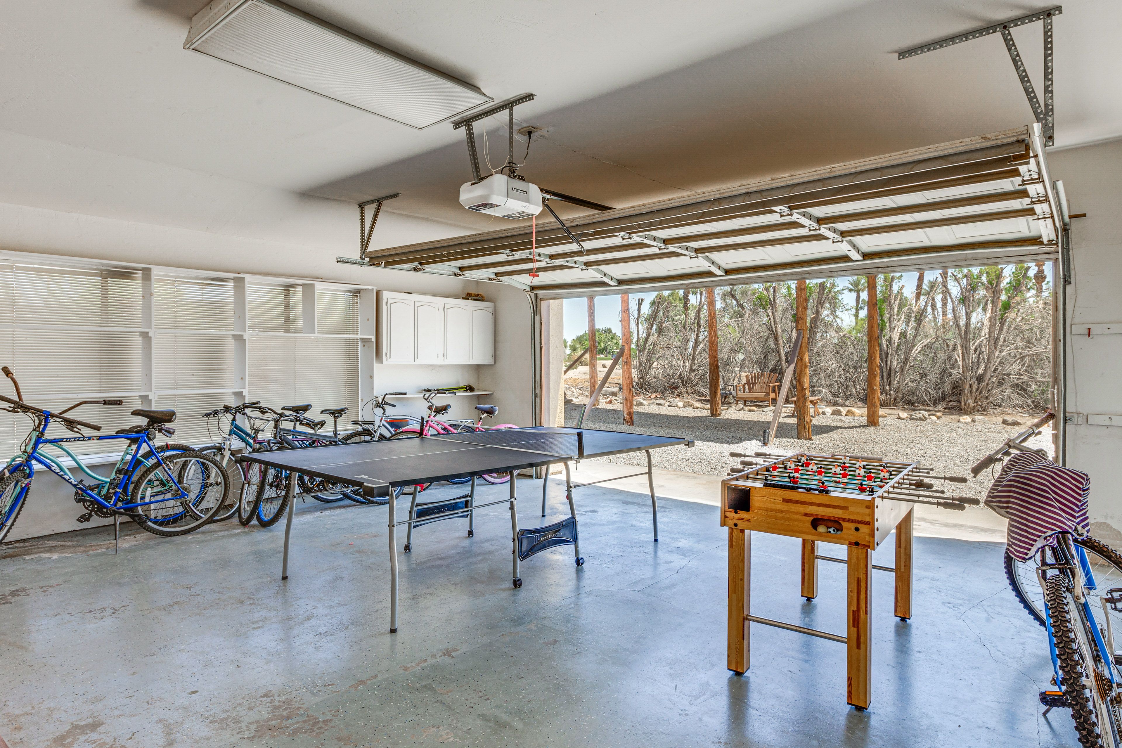 Garage | Ping-Pong Table | Foosball | Bikes