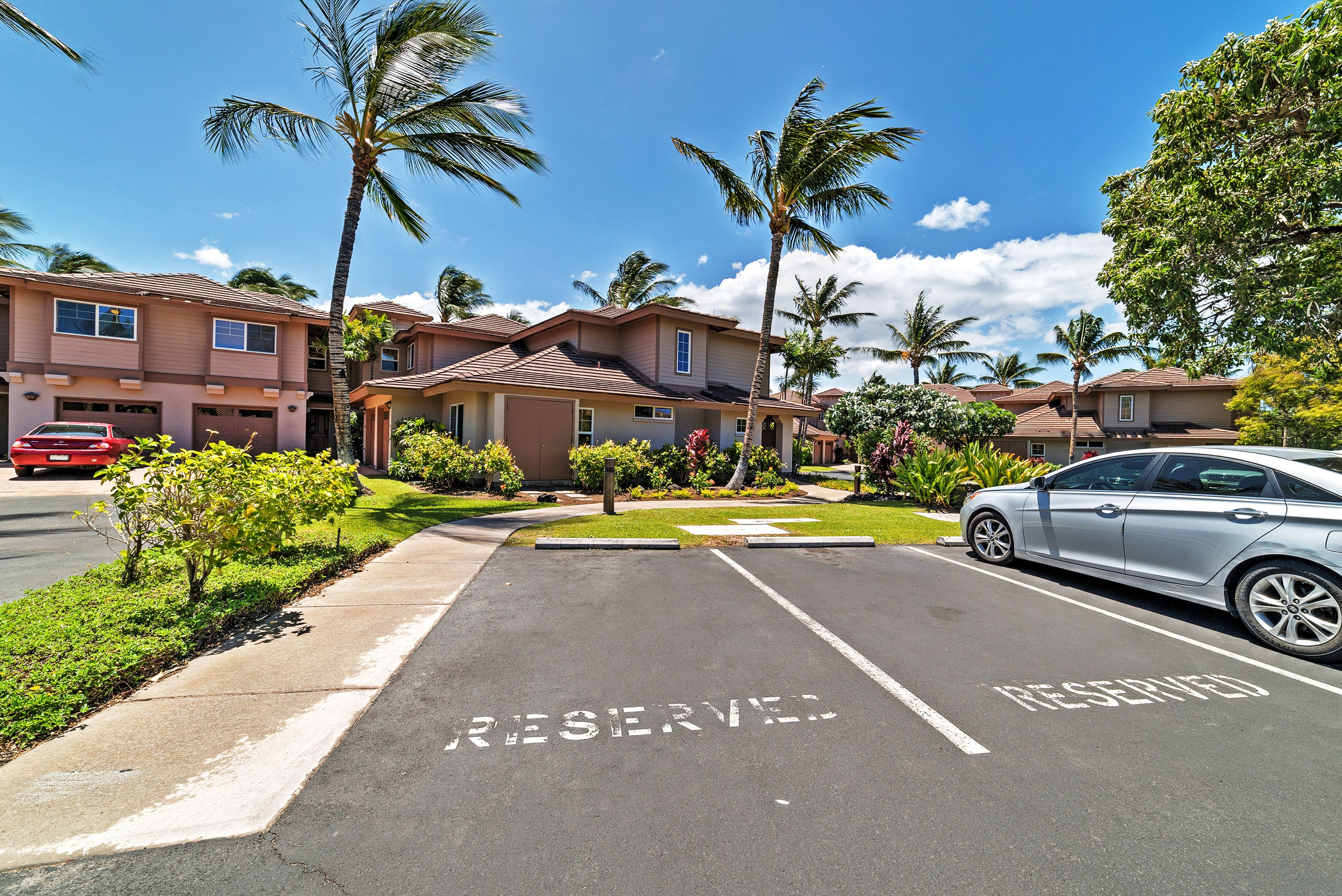 With a reserved parking spot, you'll have no trouble parking at the condo!