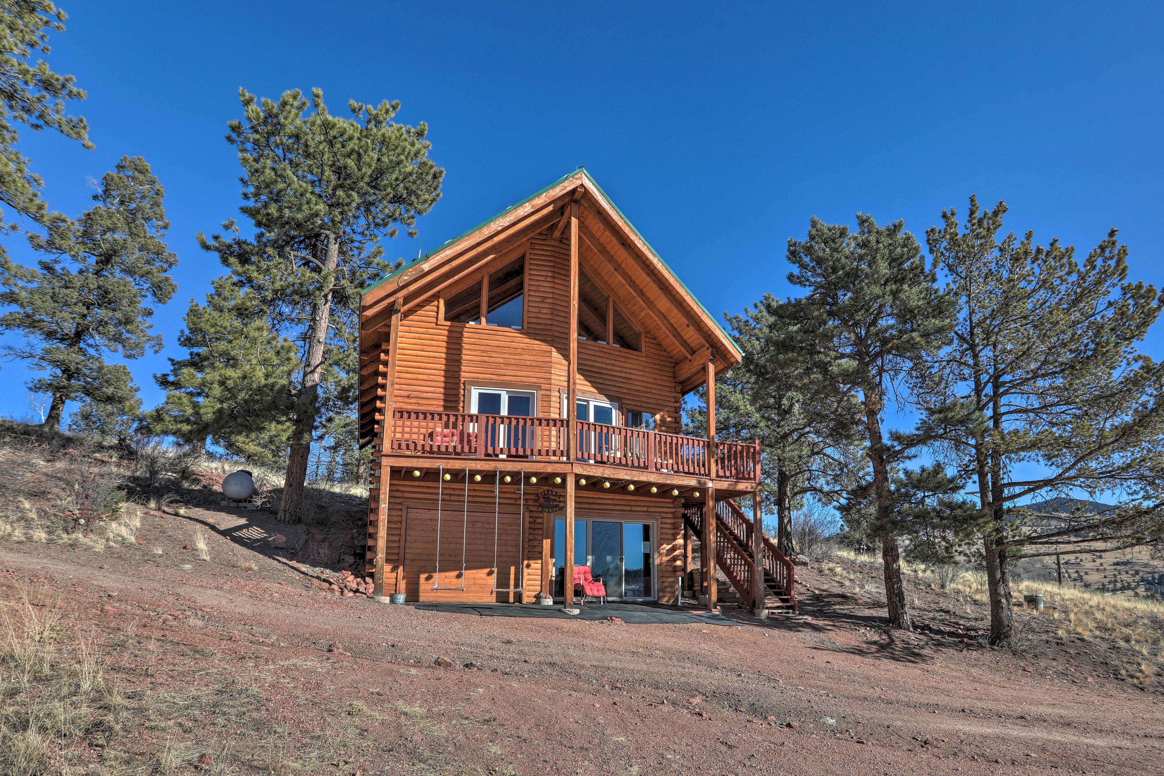 Cripple Creek Vacation Rental | 3BR | 2BA | Steps Required for Access