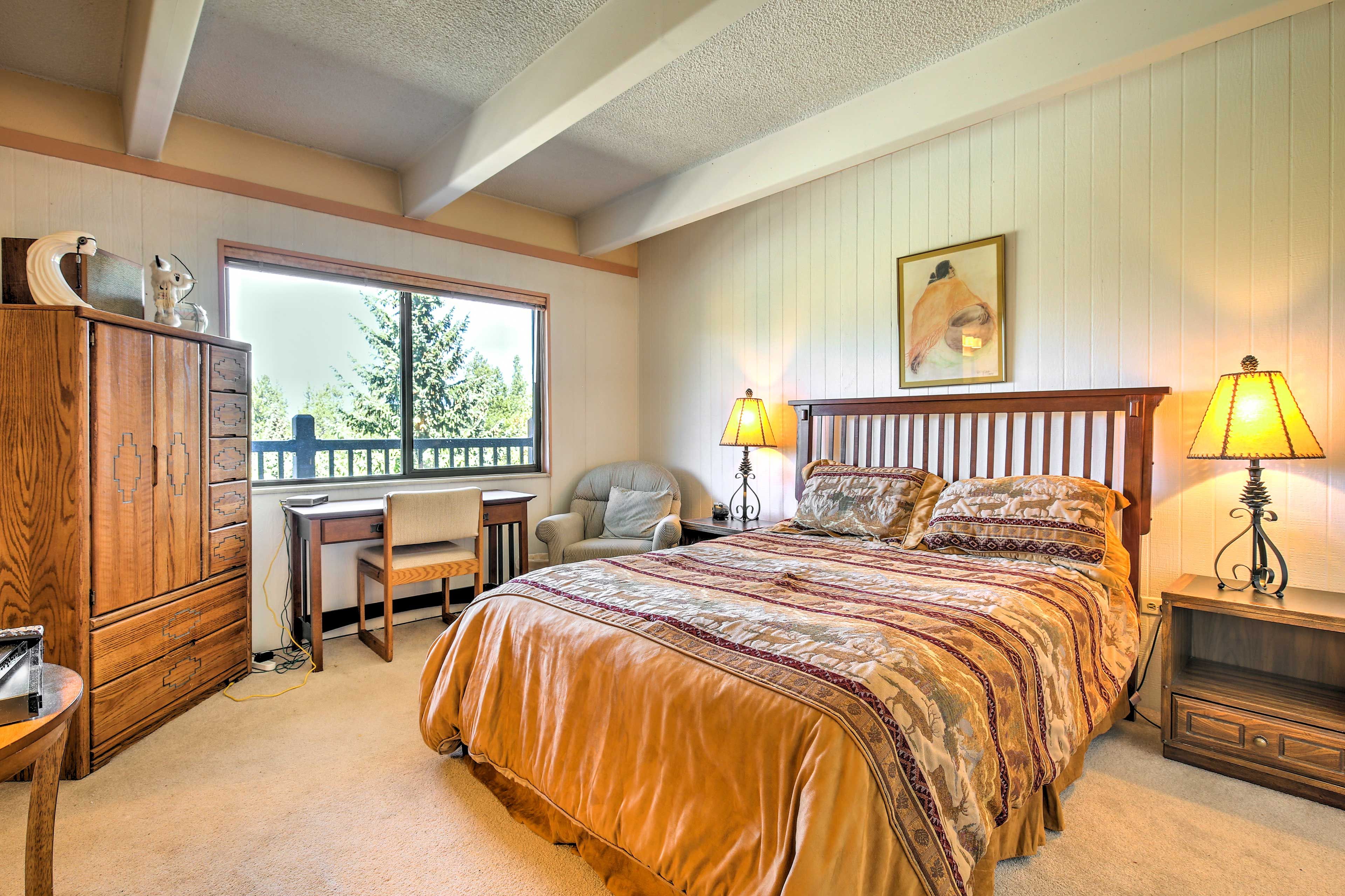 Each cozy bedroom is guaranteed to help you get a great night's sleep.