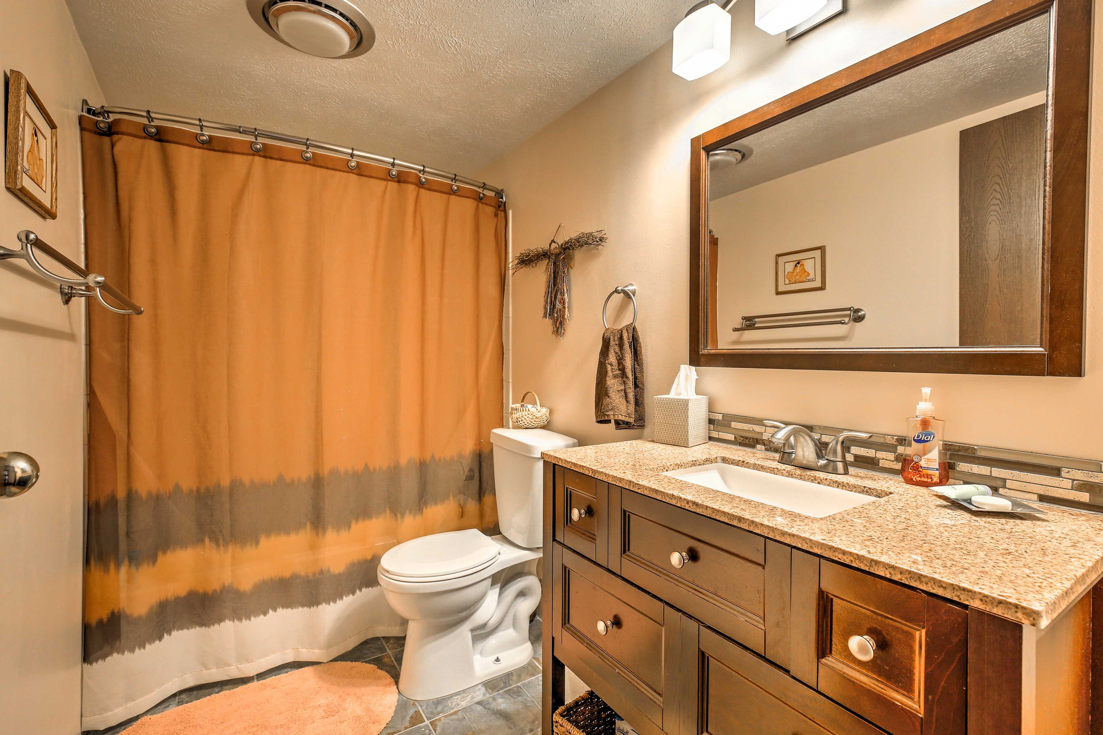 Turn up the heat for a steamy shower after a day outdoors.