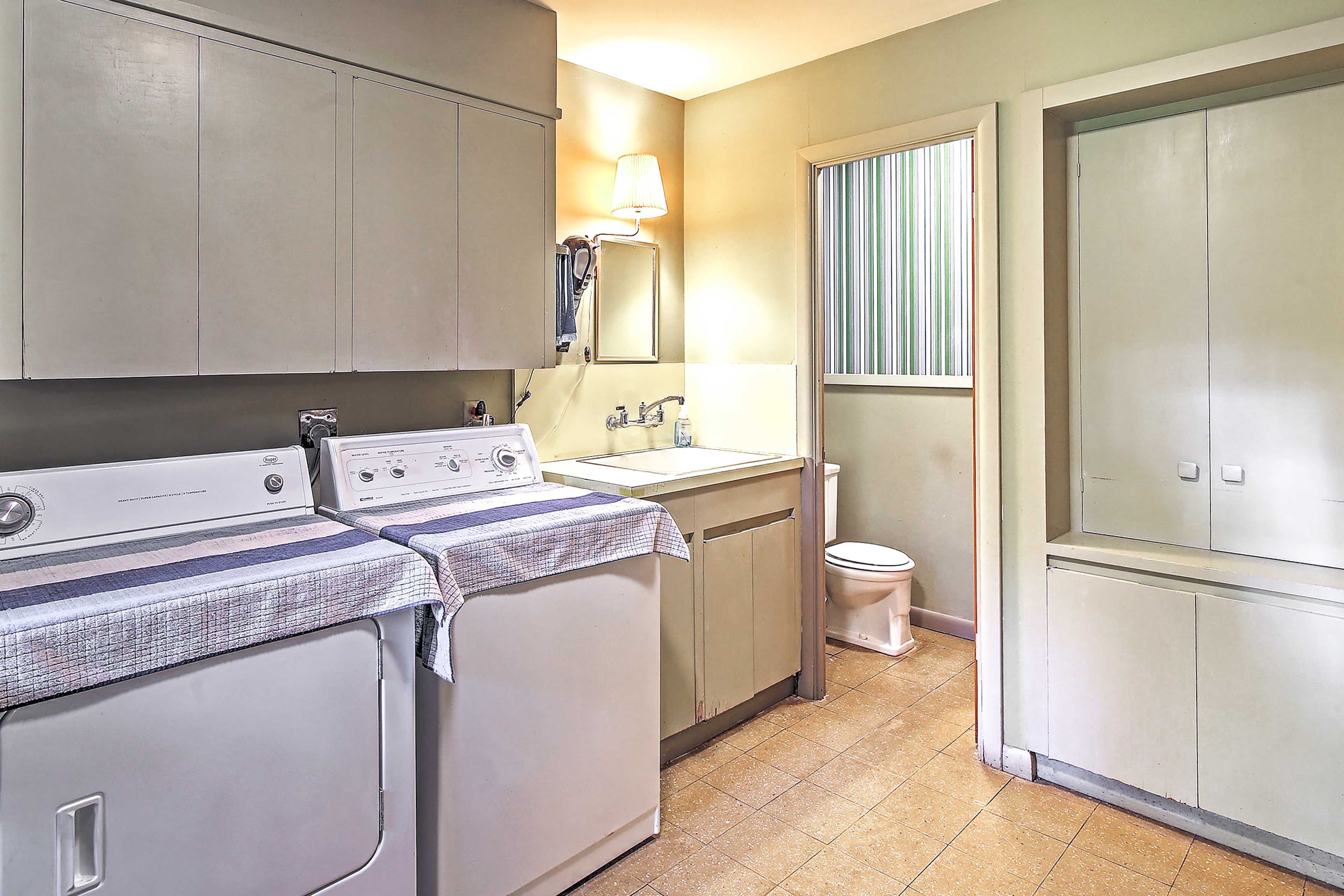 Washer | Dryer | Half Bath