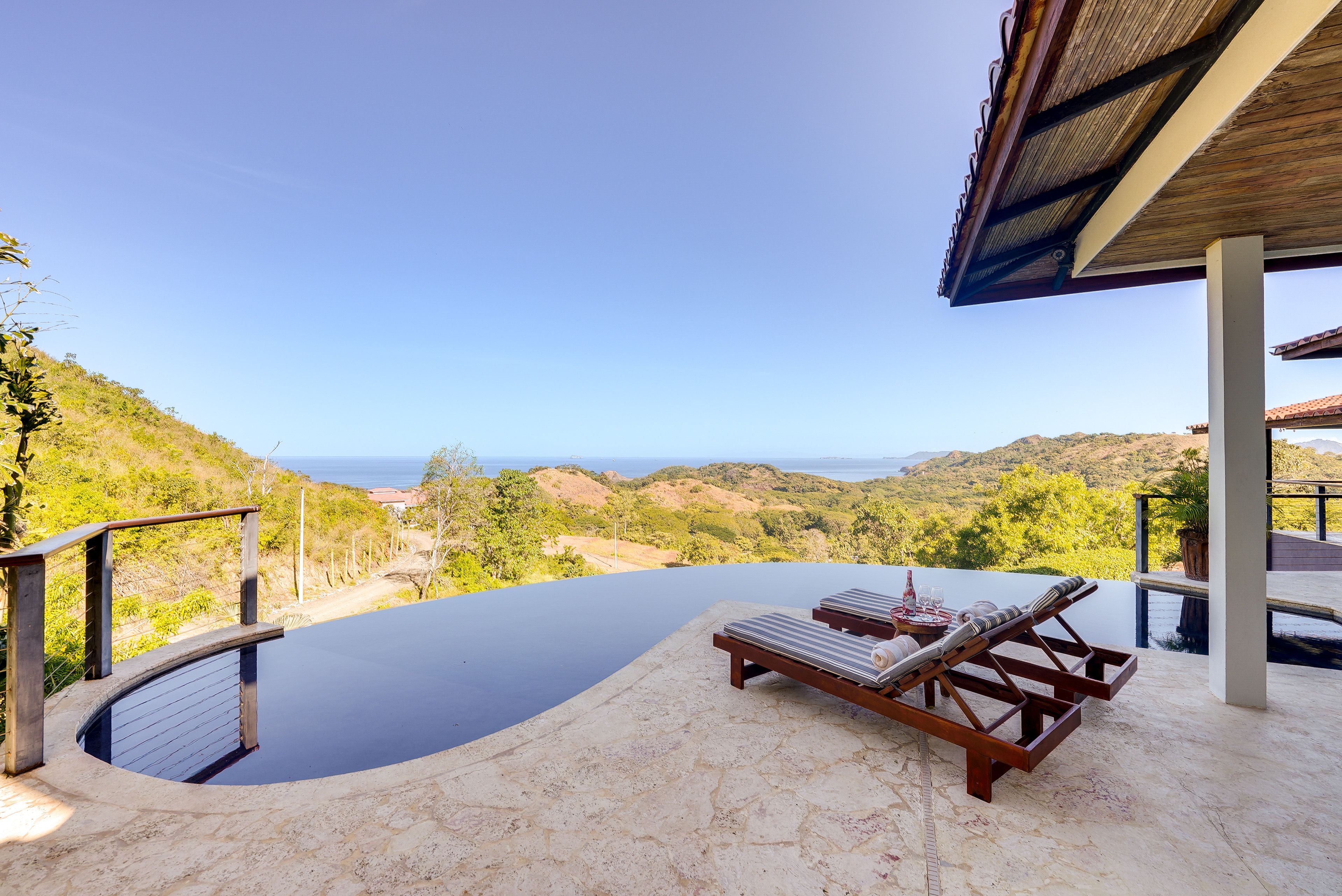 Patio | Infinity Pool | Loungers | Stunning Views